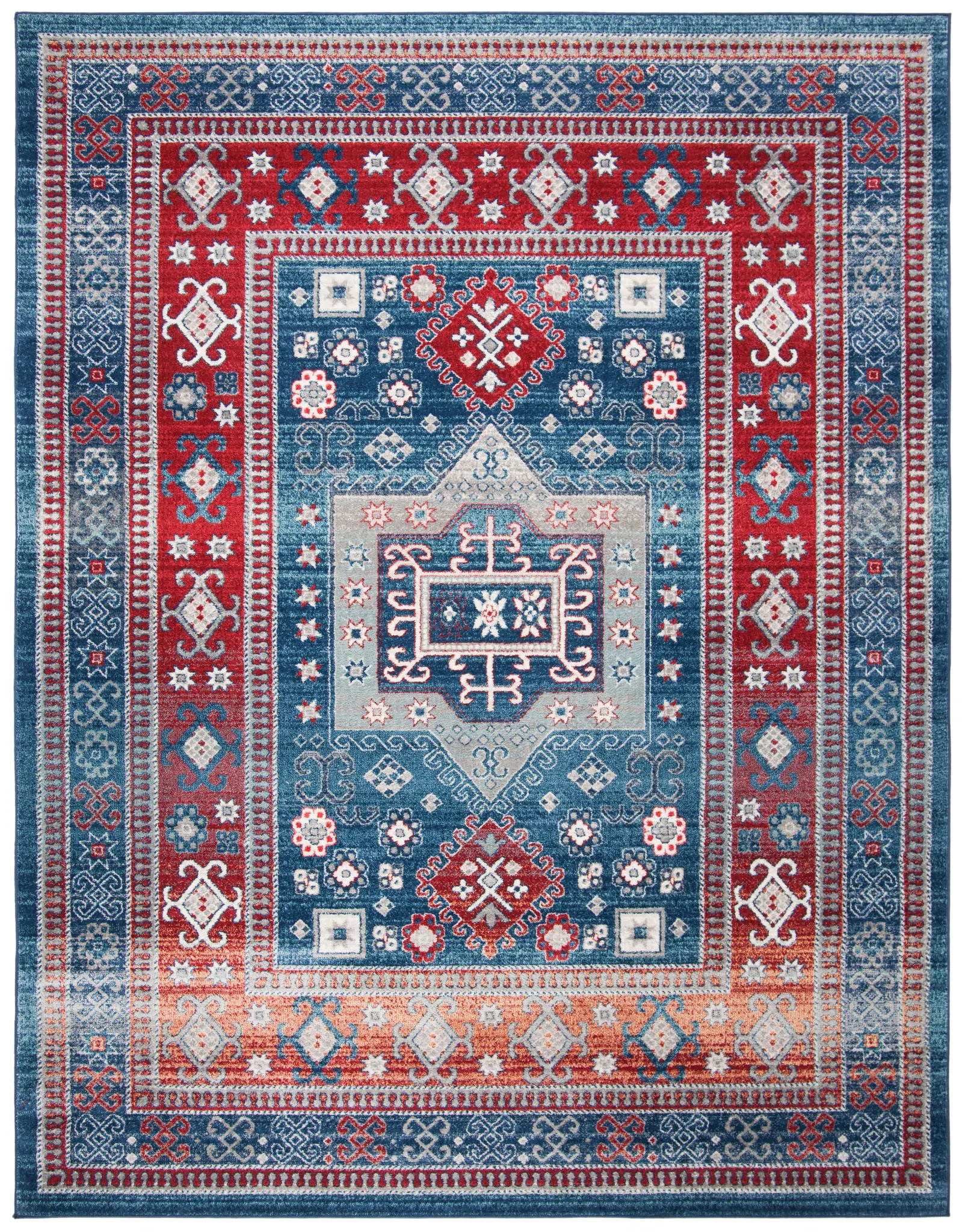 Kazak Tribal Medallion Rug