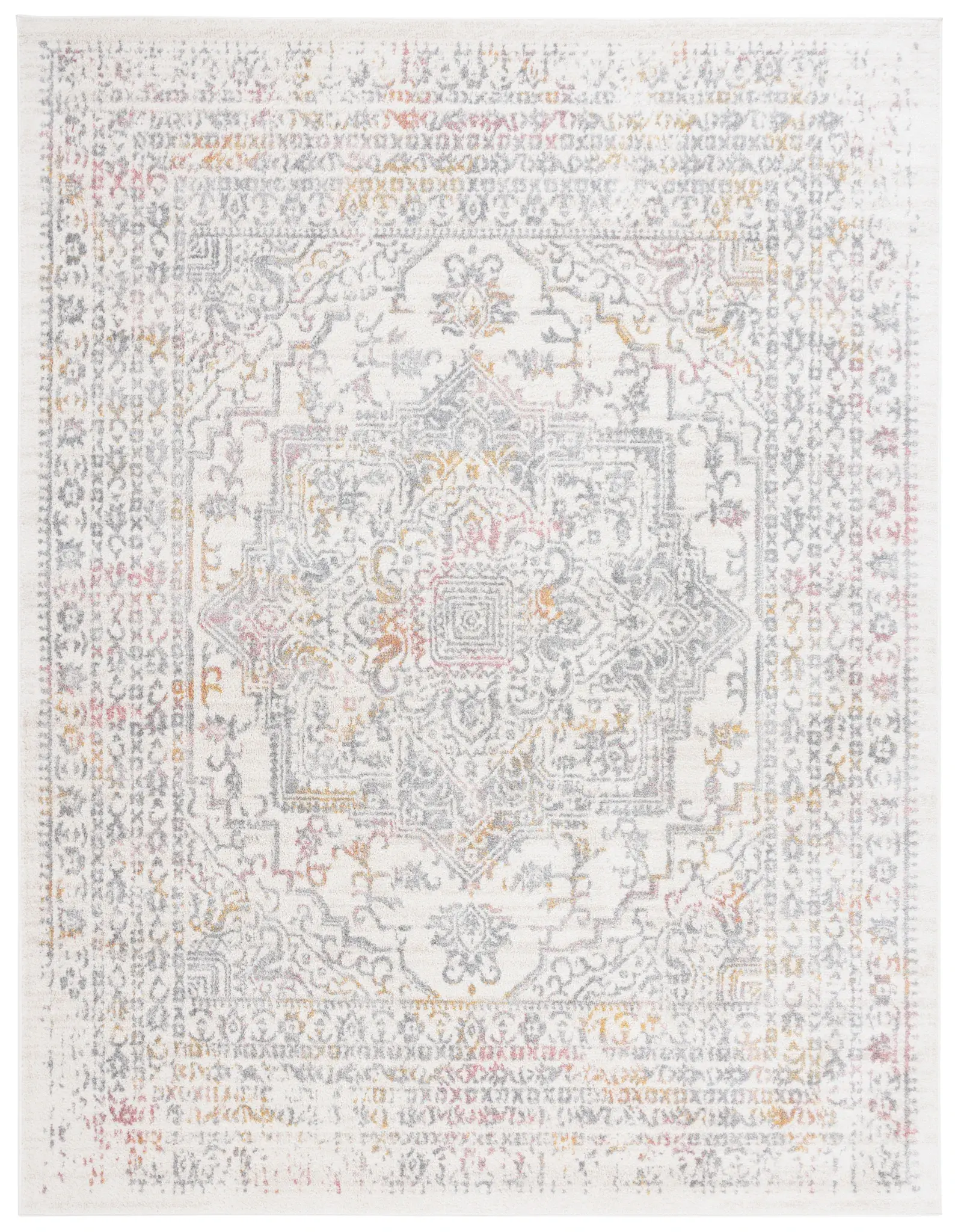 Layla Distressed Traditional Medallion Rug