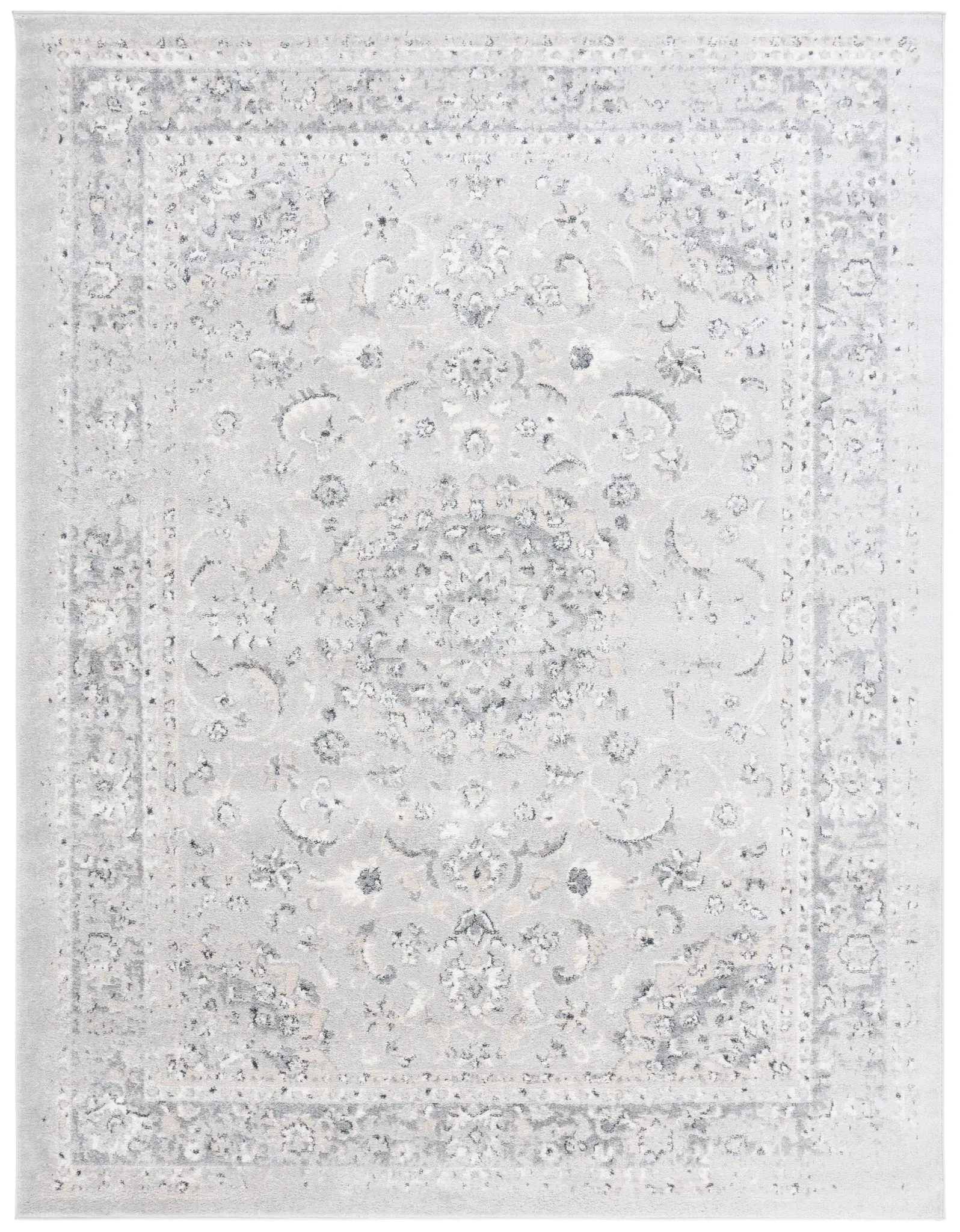 Layla Distressed Floral Rug