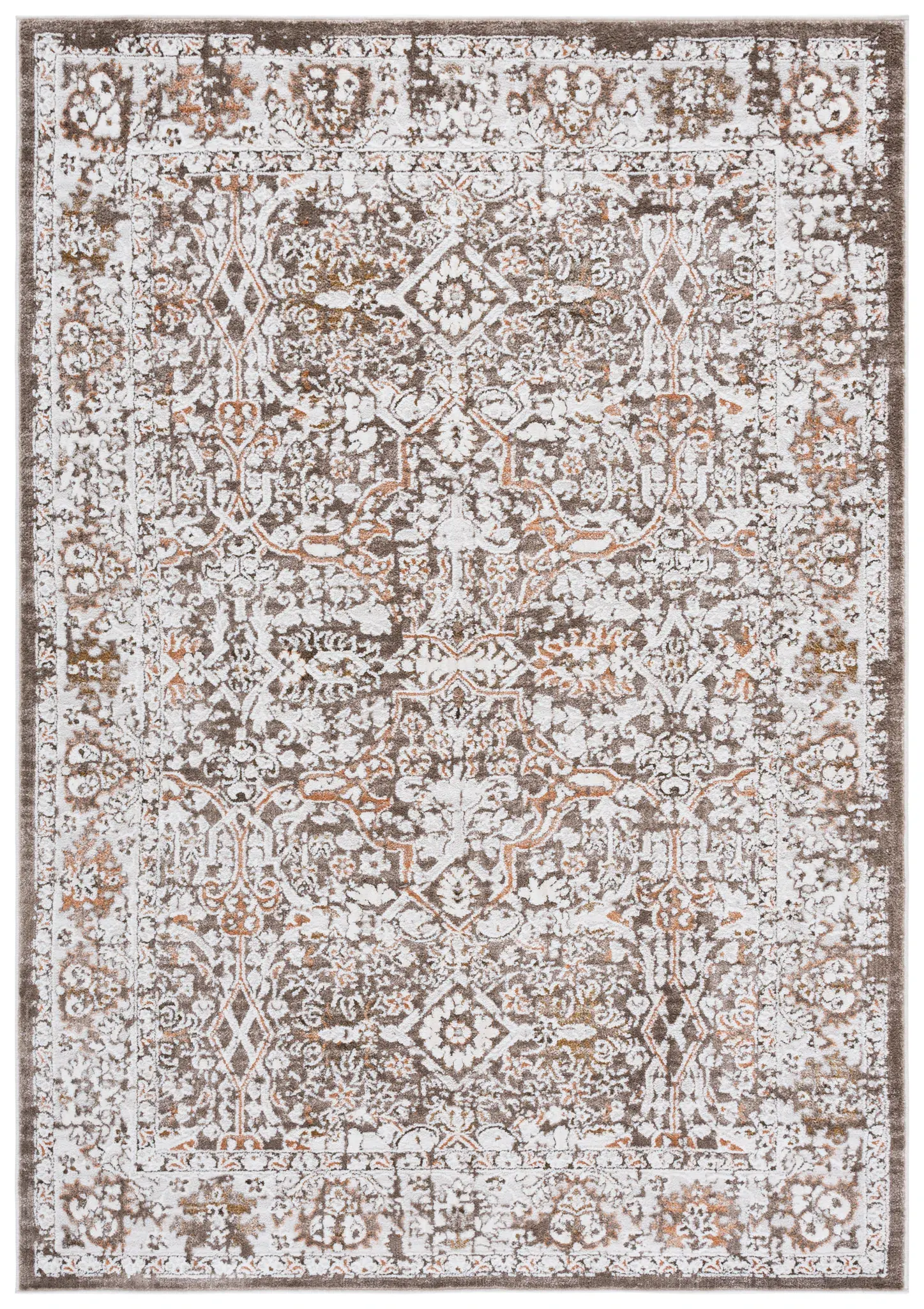 Leonette Distressed Medallion Rug