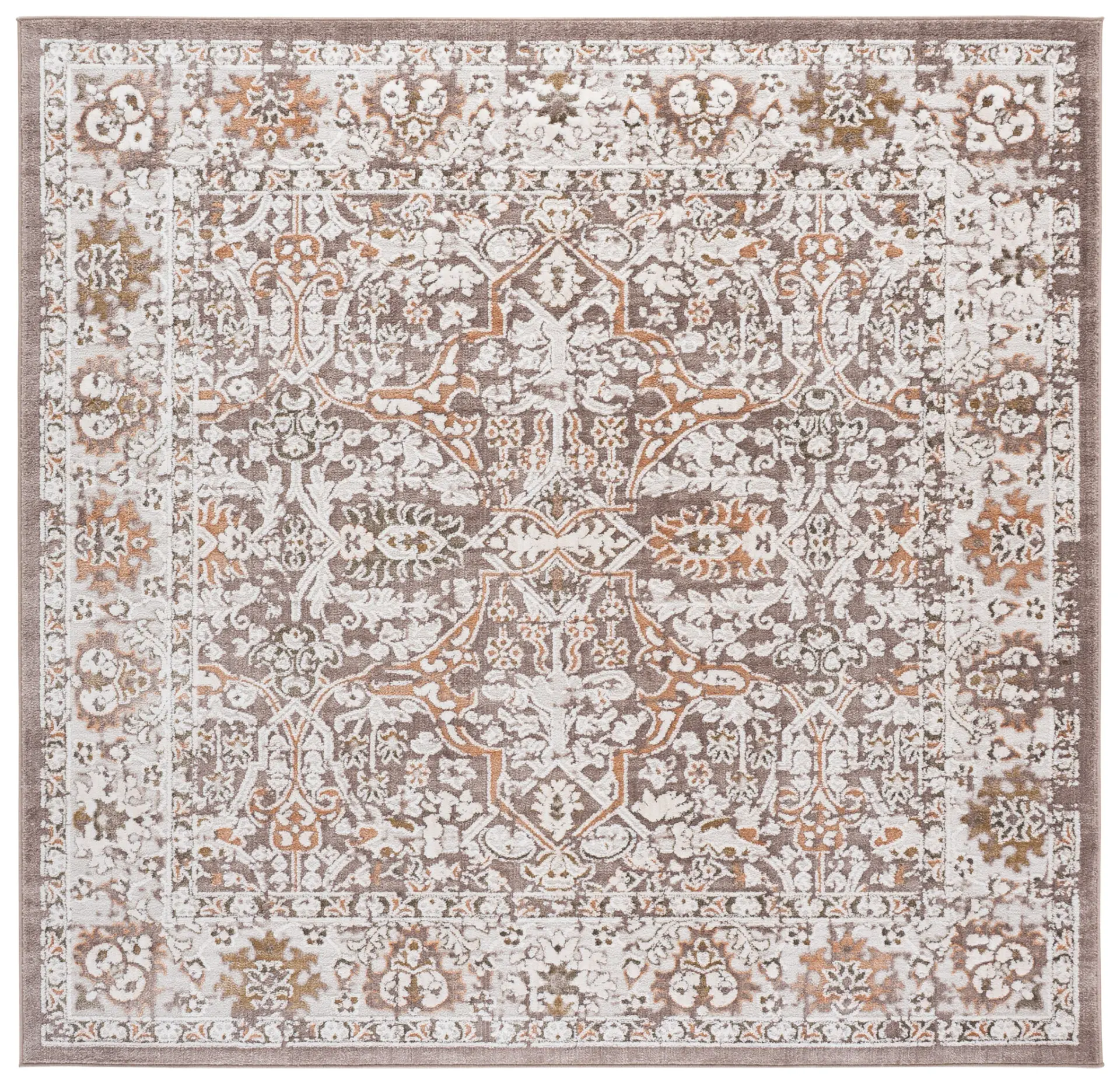 Leonette Distressed Medallion Rug