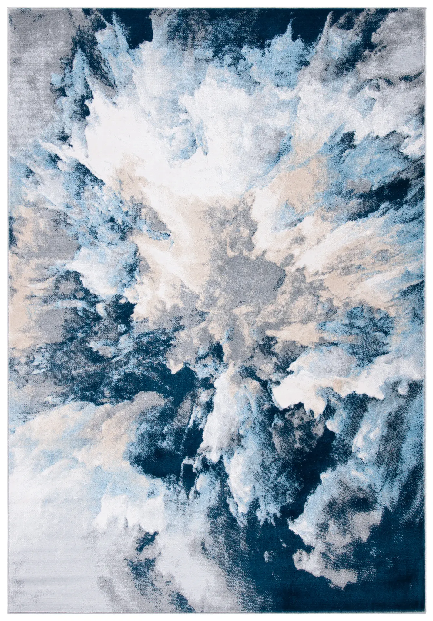 Lagoon Abstract Cloud Rug