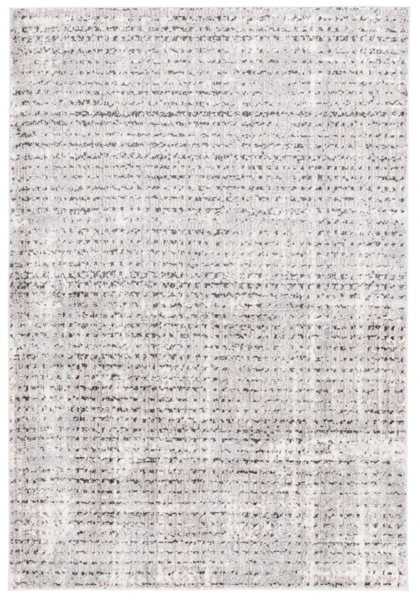 Lagoon Distressed Grid Rug