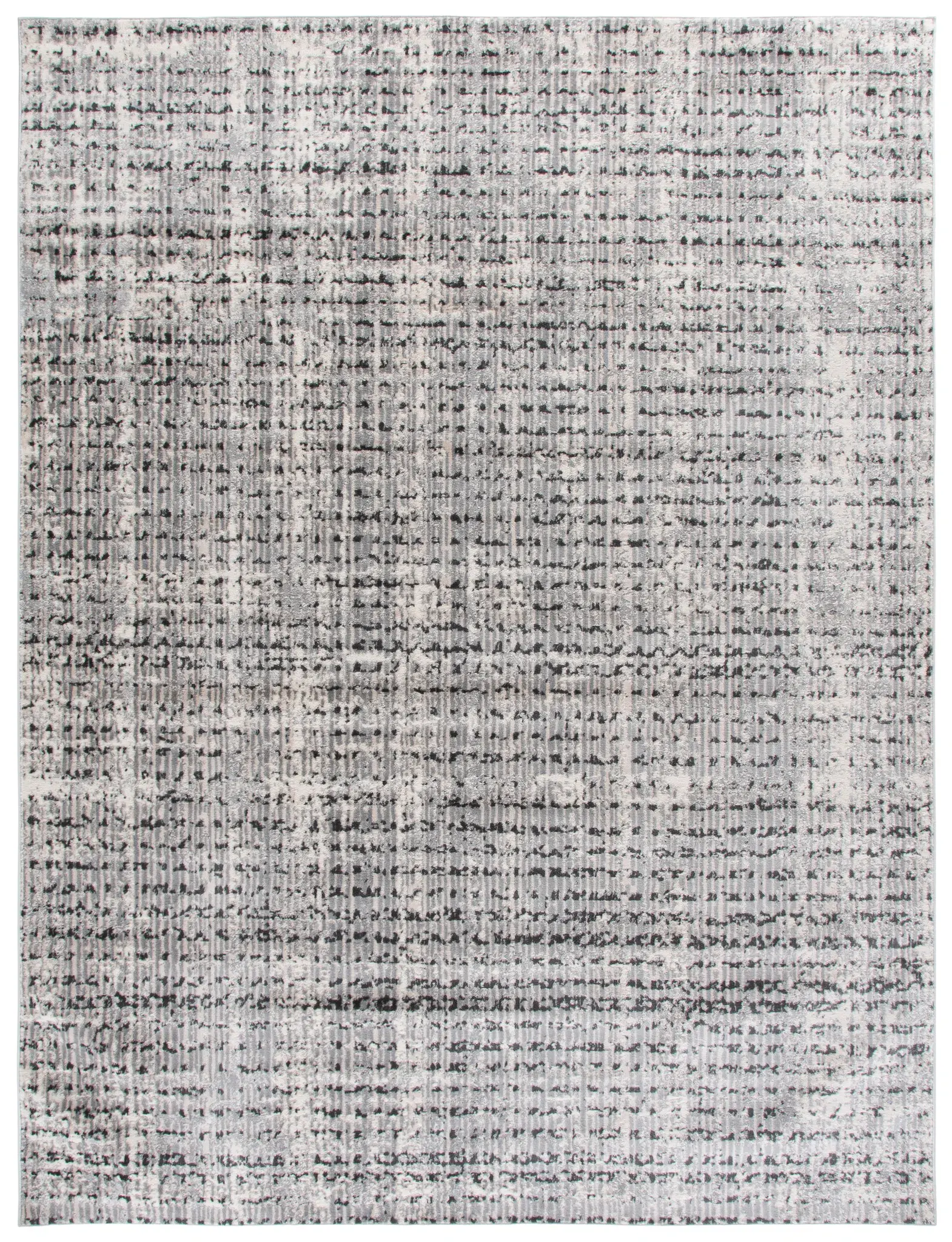 Lagoon Distressed Grid Rug