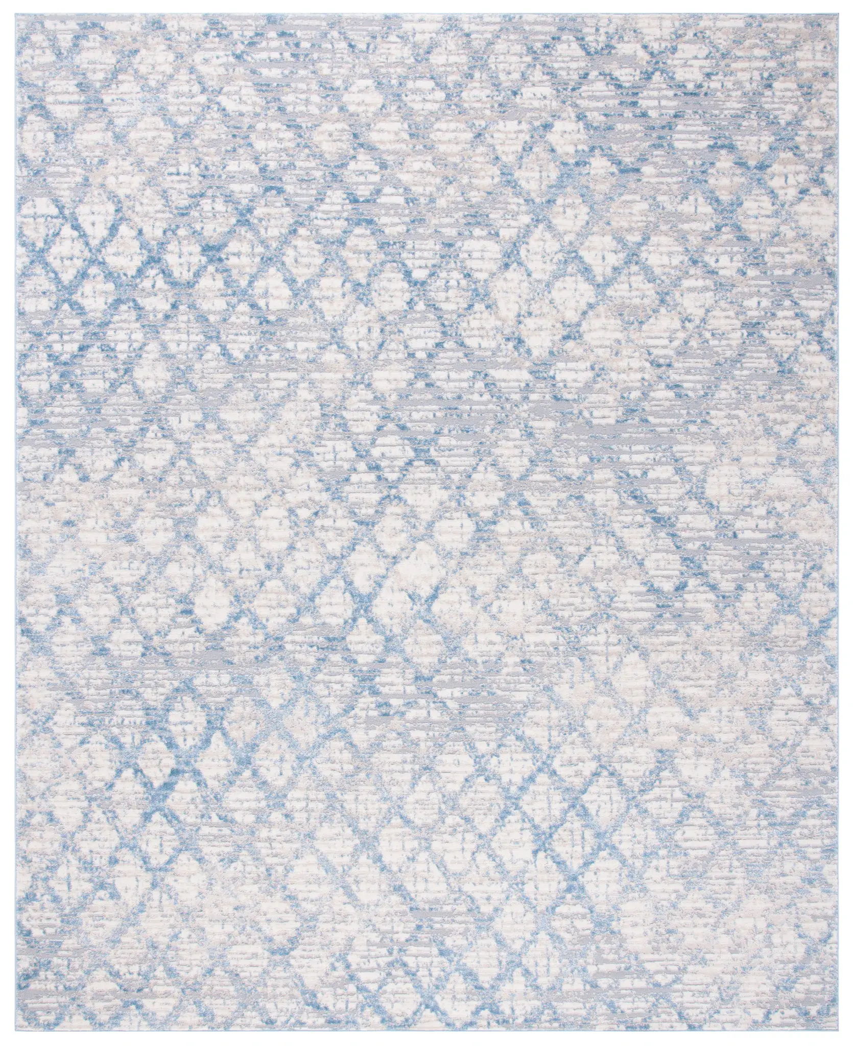 Lagoon Distressed Trellis Rug