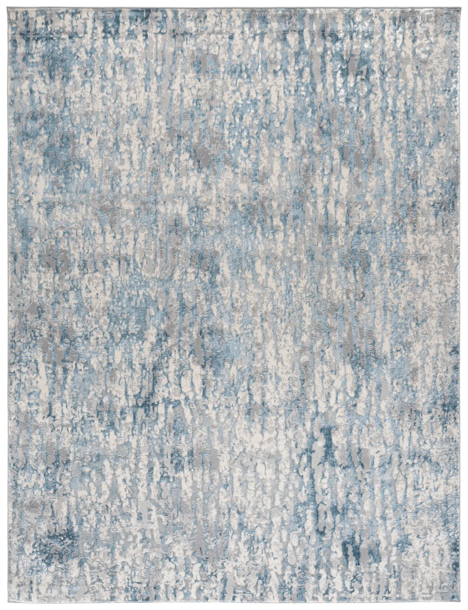Lagoon Abstract Striated Rug