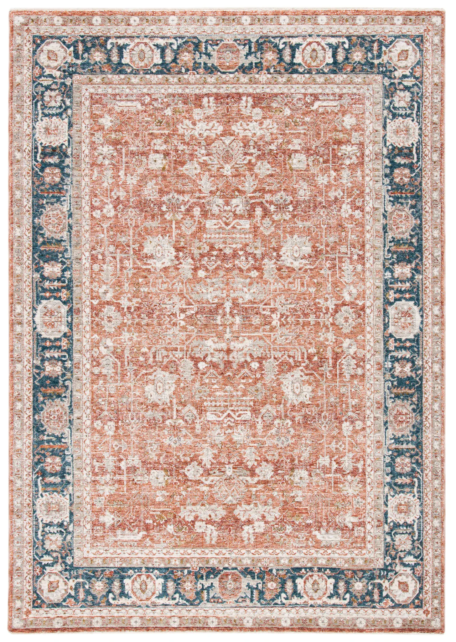 Limitee Distressed Persian Border Rug