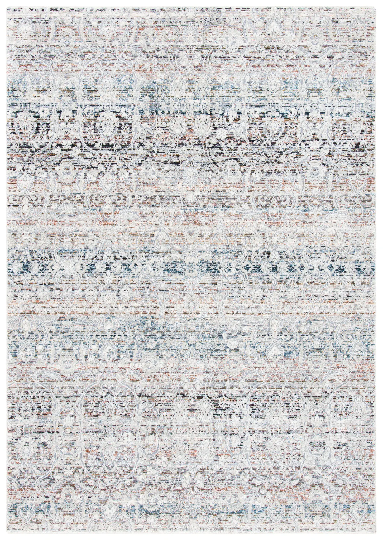 Limitee Distressed Floral Rug