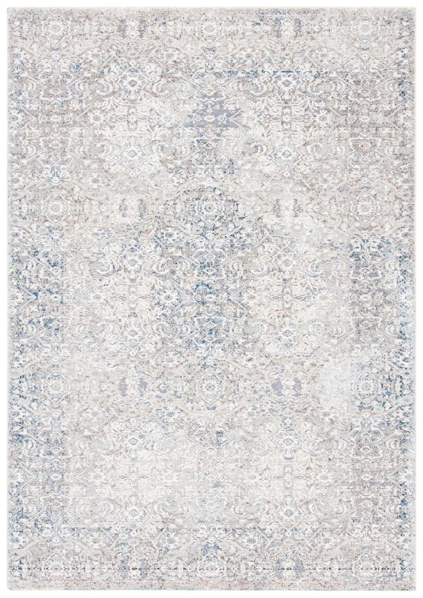 Limitee Distressed Damask Rug