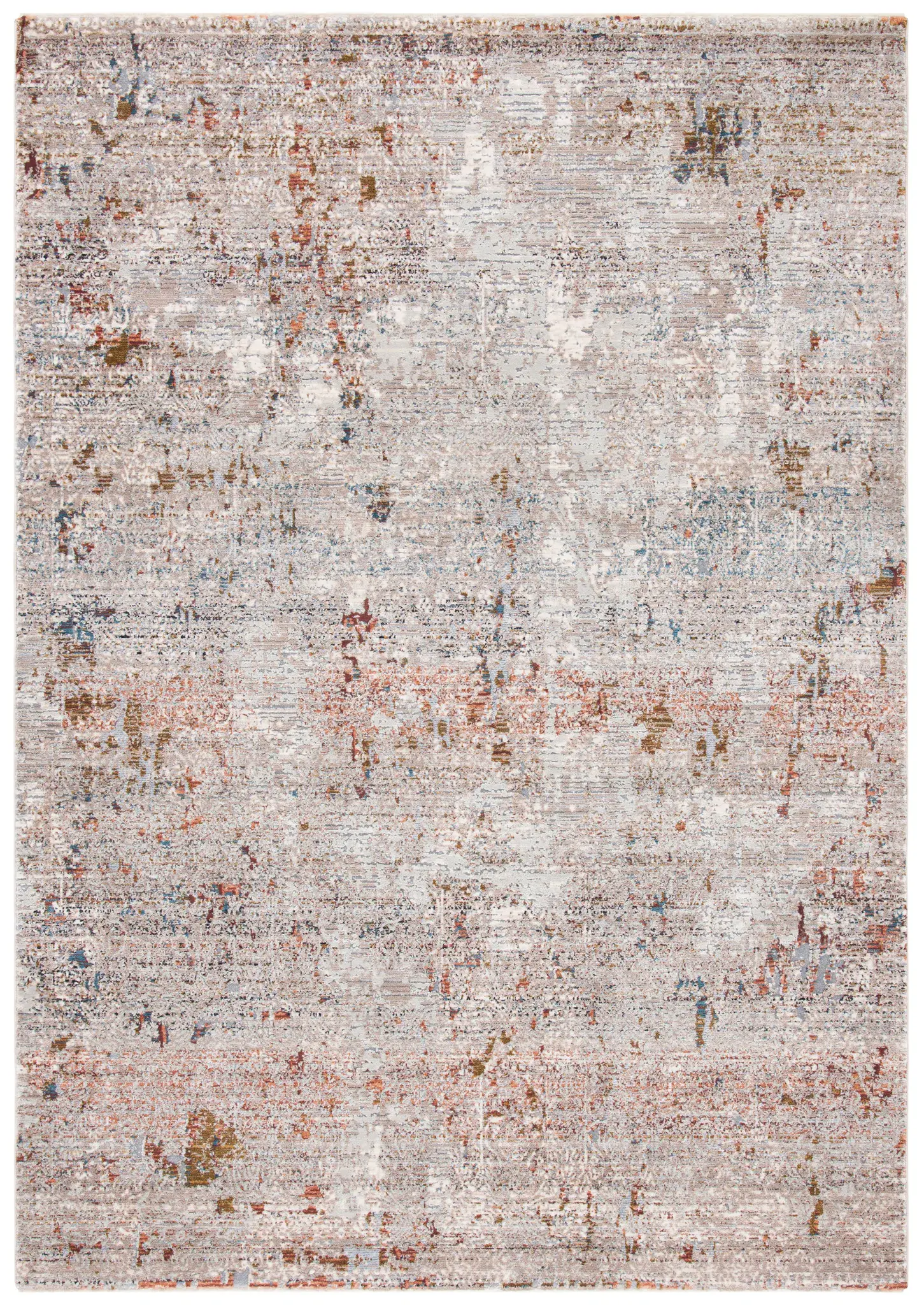Limitee Distressed Bordered Rug