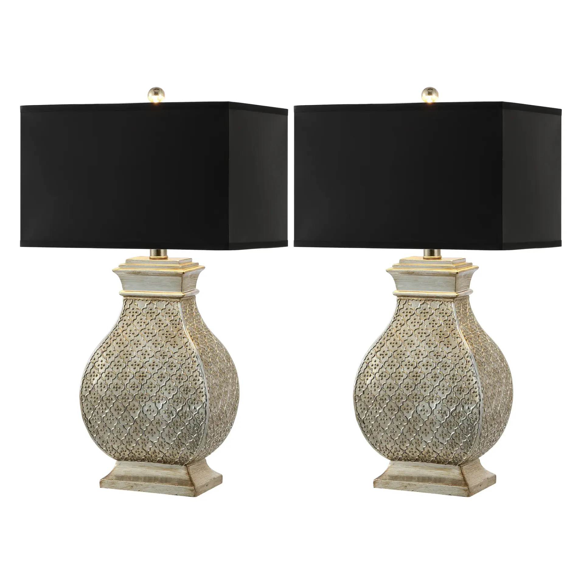 Malaga Silver Lamp