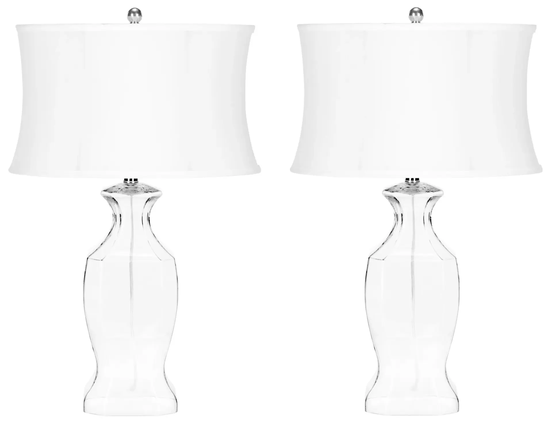 Glass Table Lamp (Set Of 2)