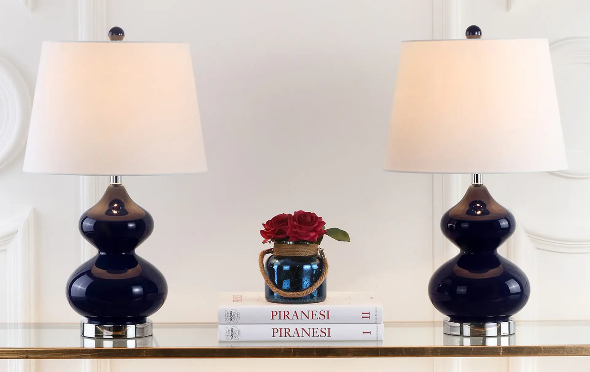 Eva Double Gourd Table Lamp (Set of 2)