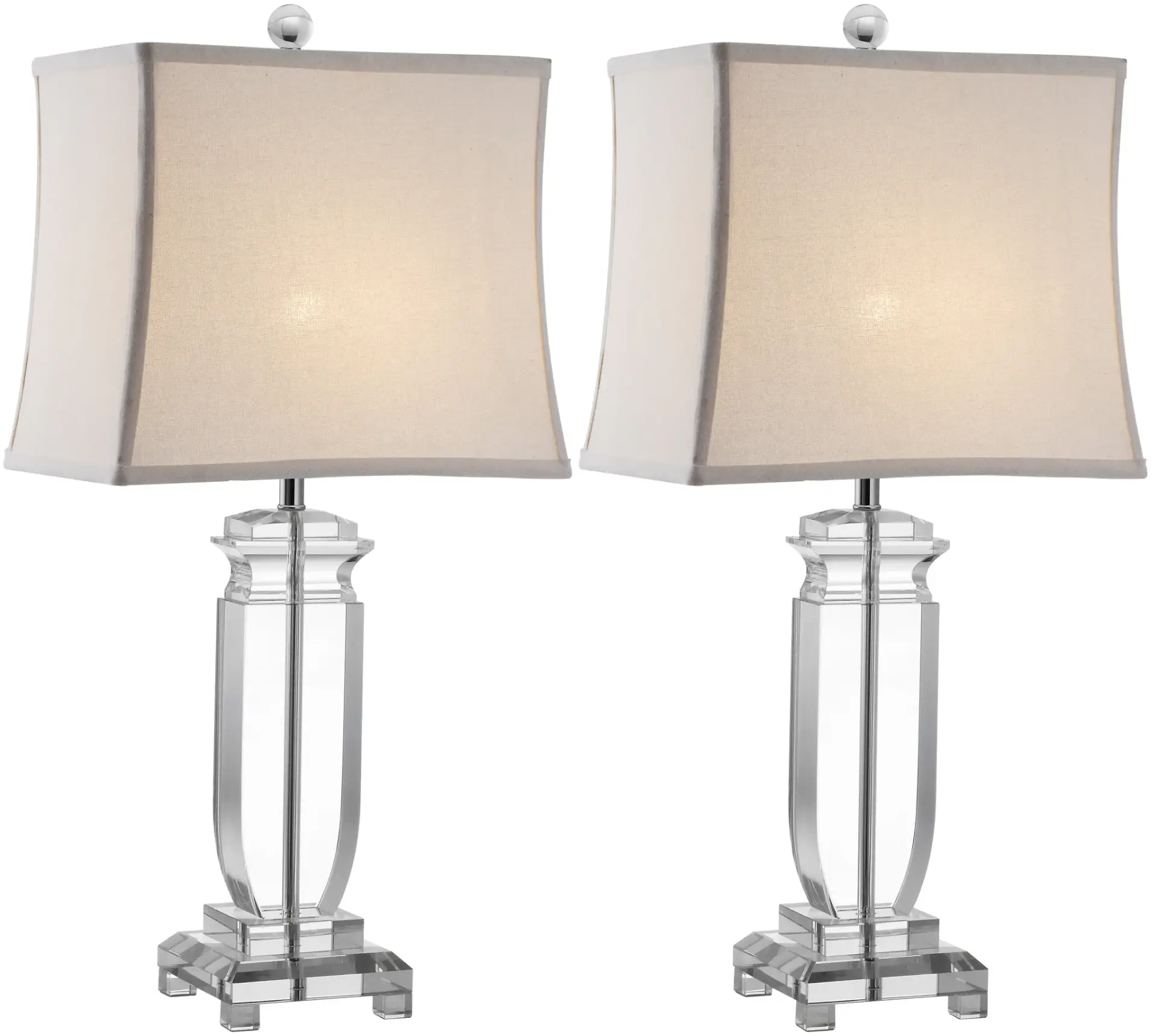 Olympia Crystal Table Lamp (Set Of 2)