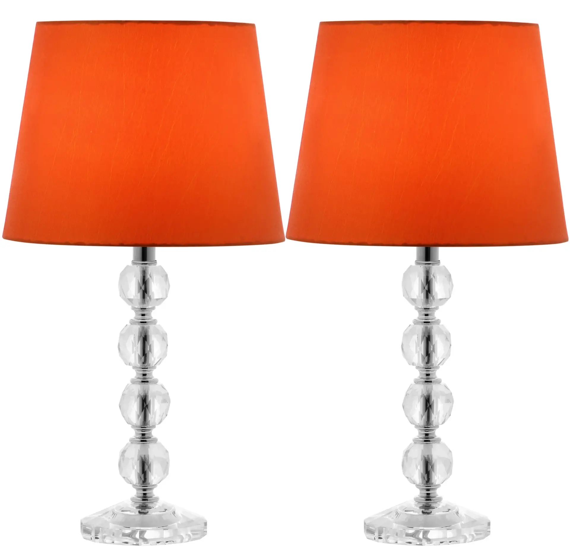 Nola Stacked Crystal Ball Lamp (Set Of 2)