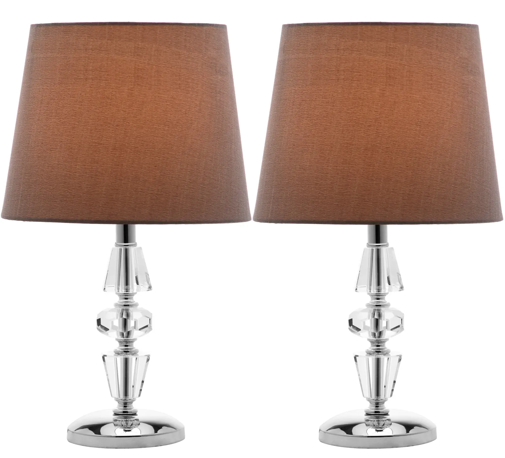 Crescendo Tiered Crystal Lamp (Set of 2)