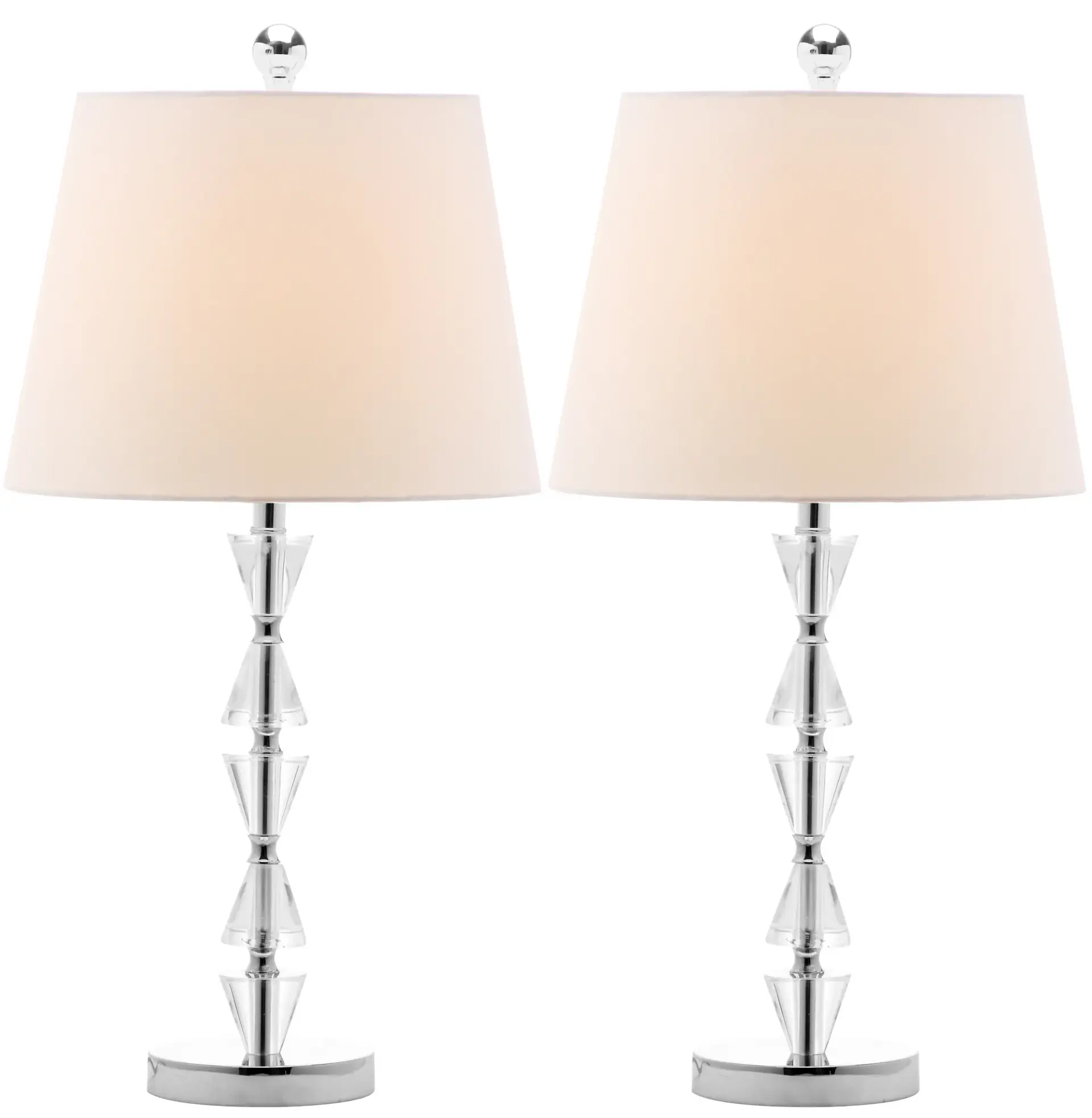 Deco Prism Crystal Lamp (Set Of 2)