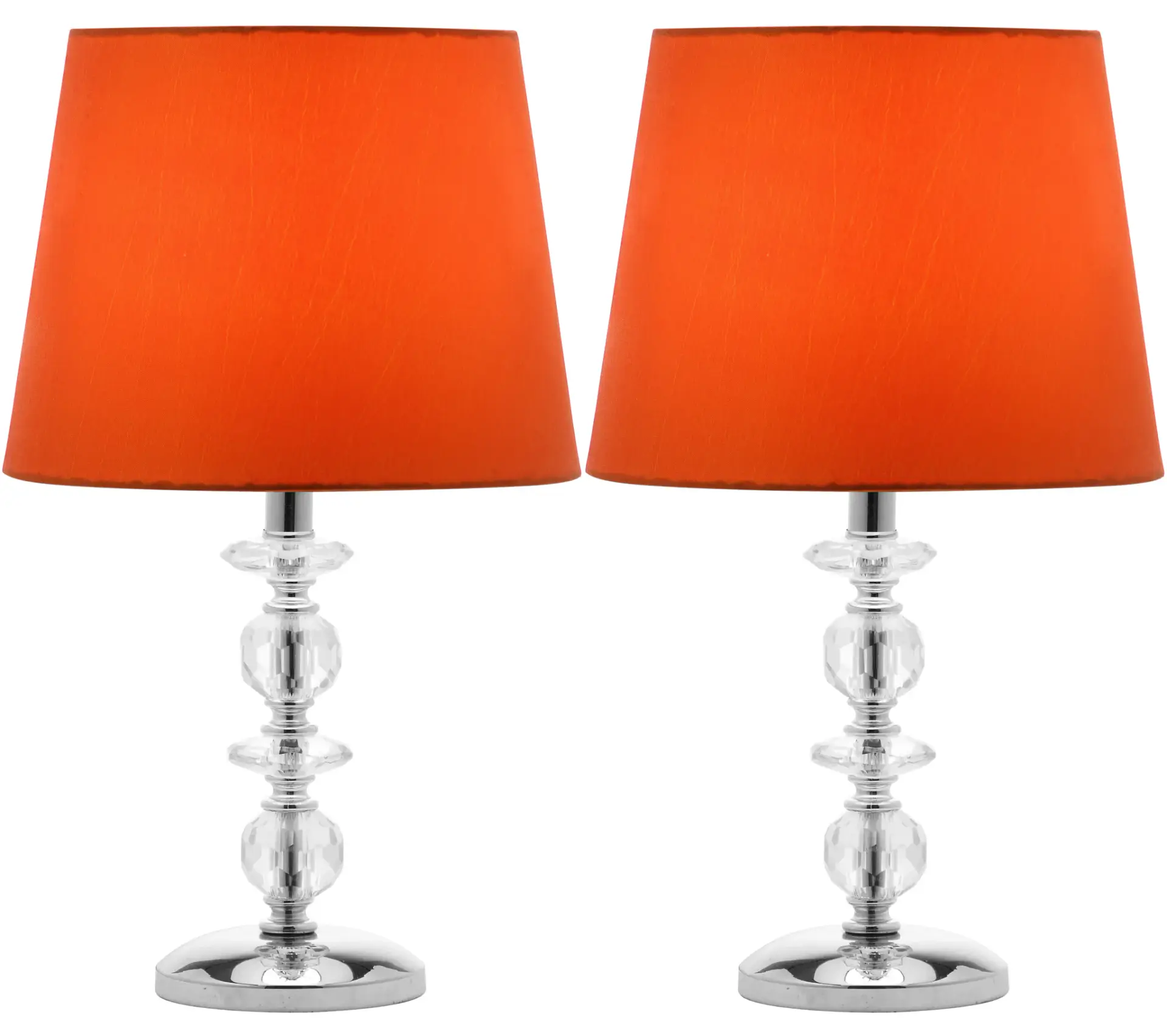 Derry Stacked Crystal Orb Lamp (Set Of 2)