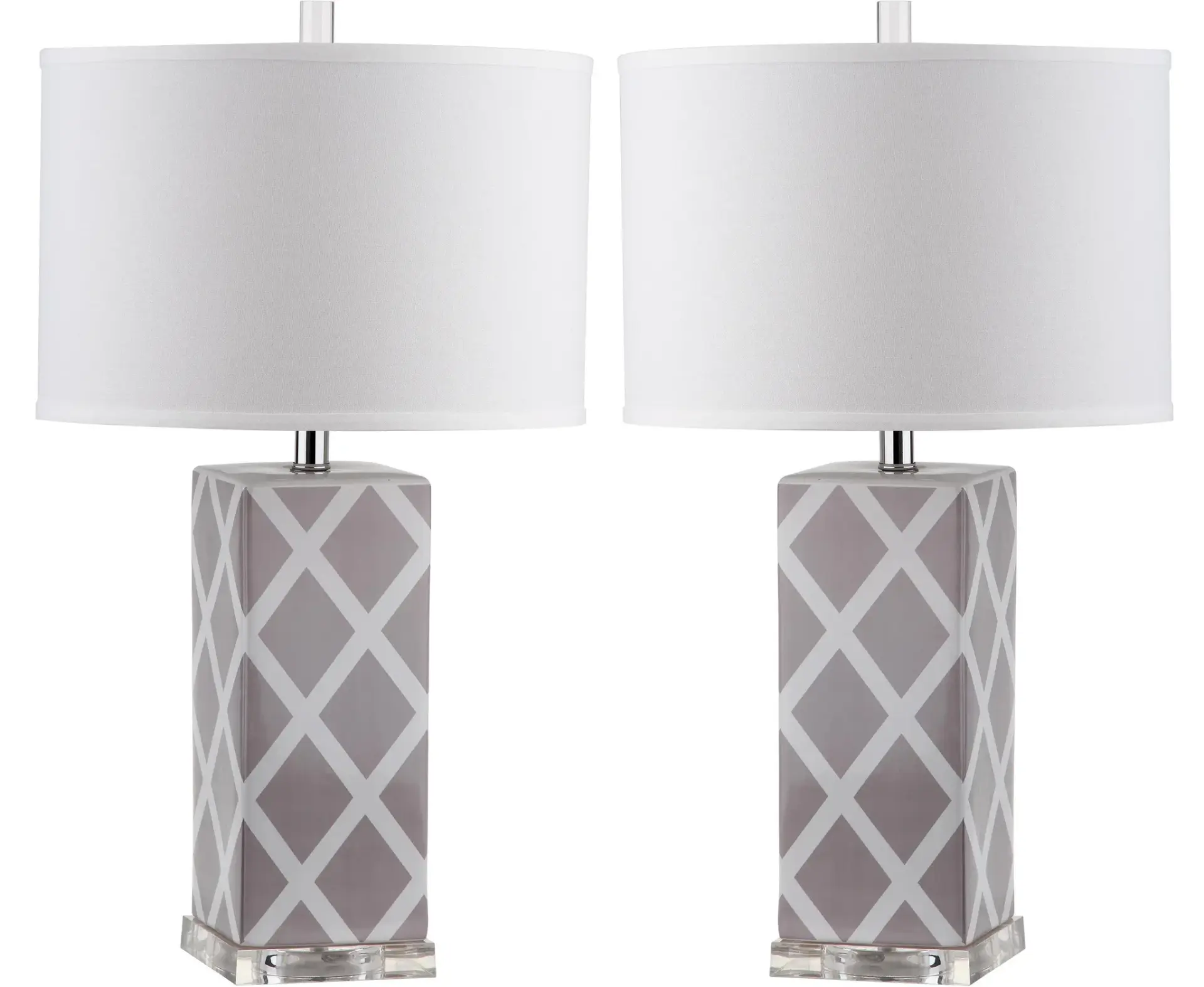 Garden Lattice Table Lamp (Set of 2)