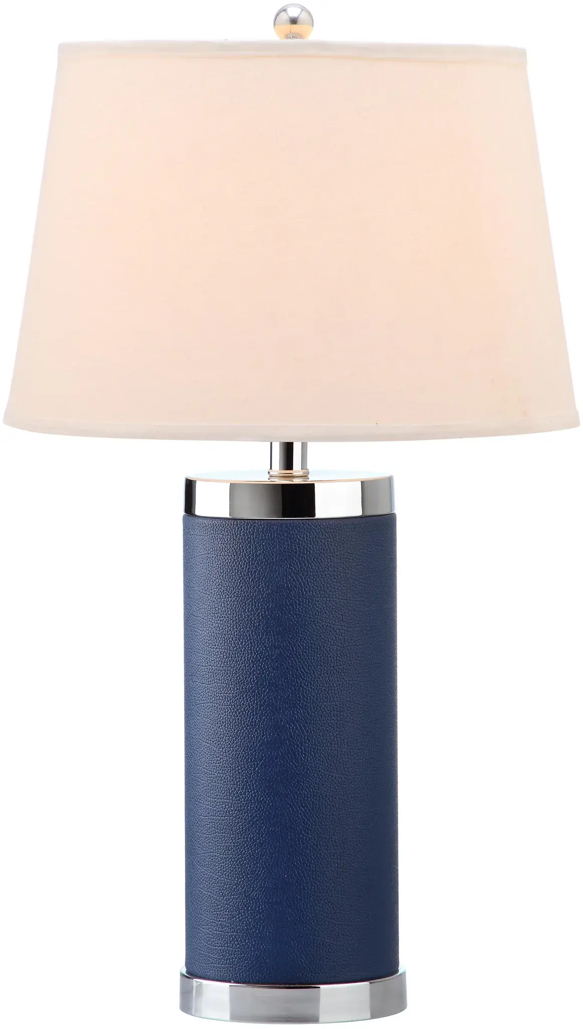 Leather Column Table Lamp (Set of 2)