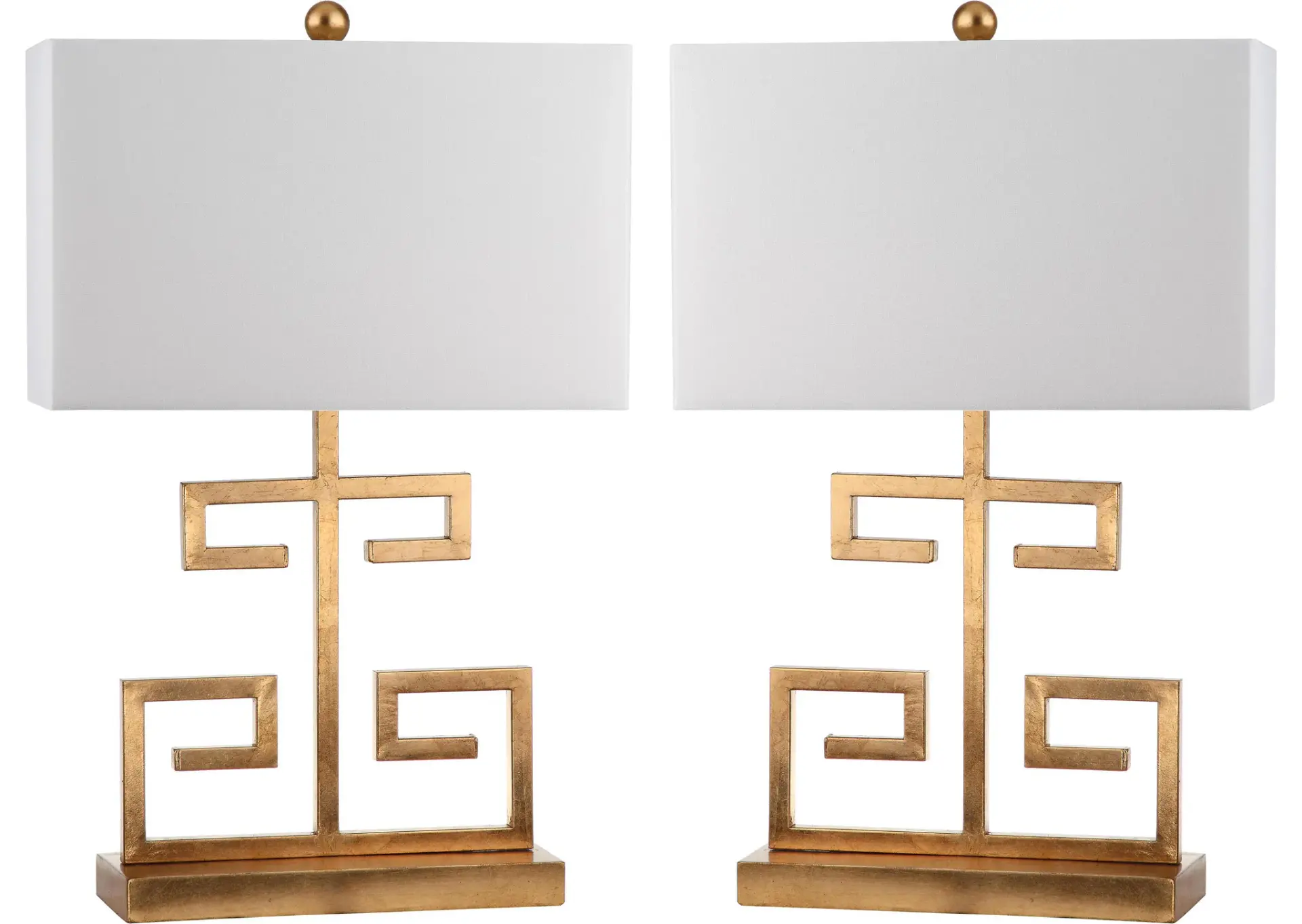 Greek Key Table Lamp (Set of 2)