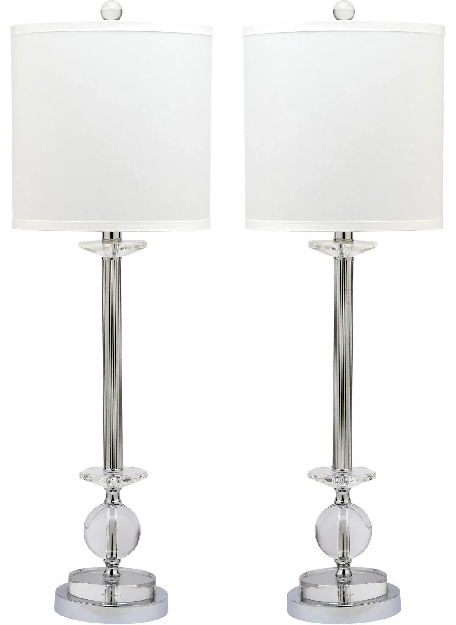 Marla Crystal Candlestick Lamp (Set Of 2)
