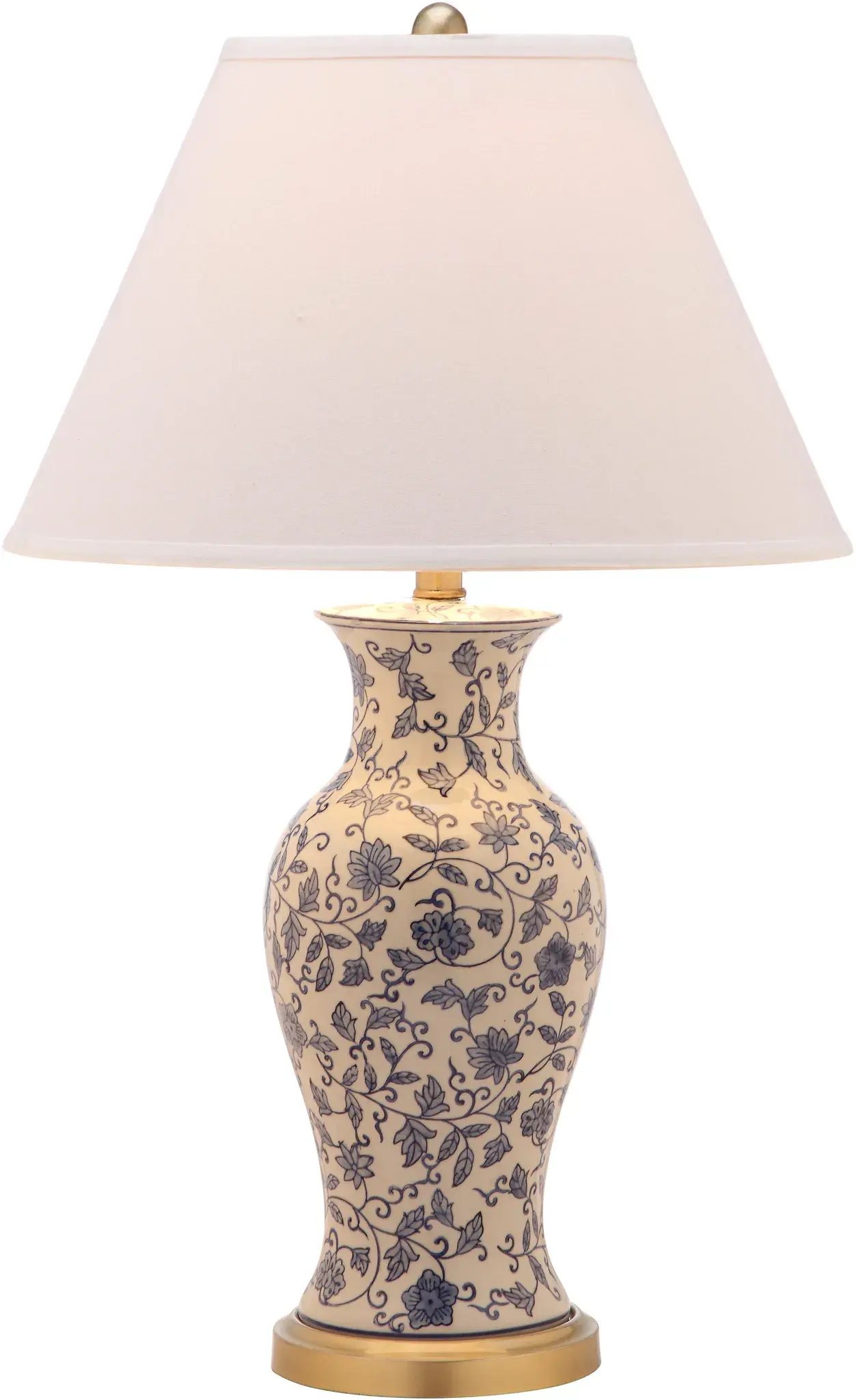 Beijing Floral Urn Table Lamp (Set of 2)