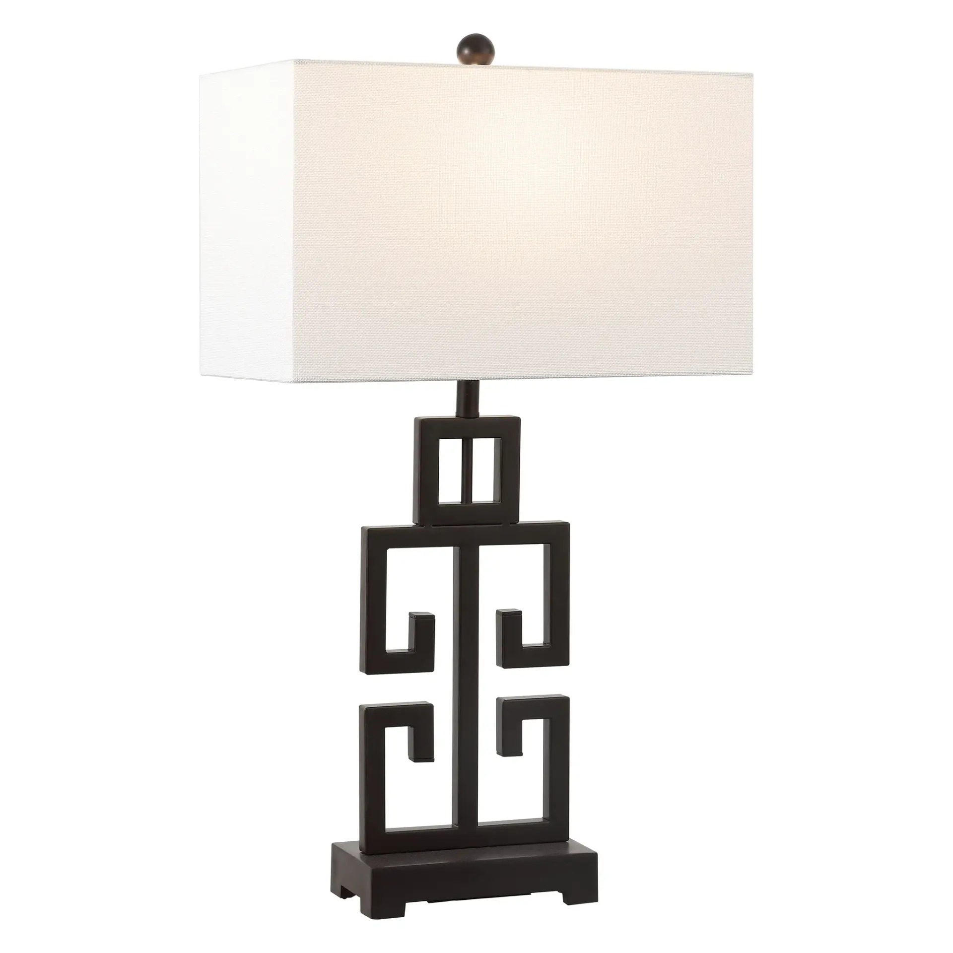 Greek Key Table Lamp (Set Of 2)