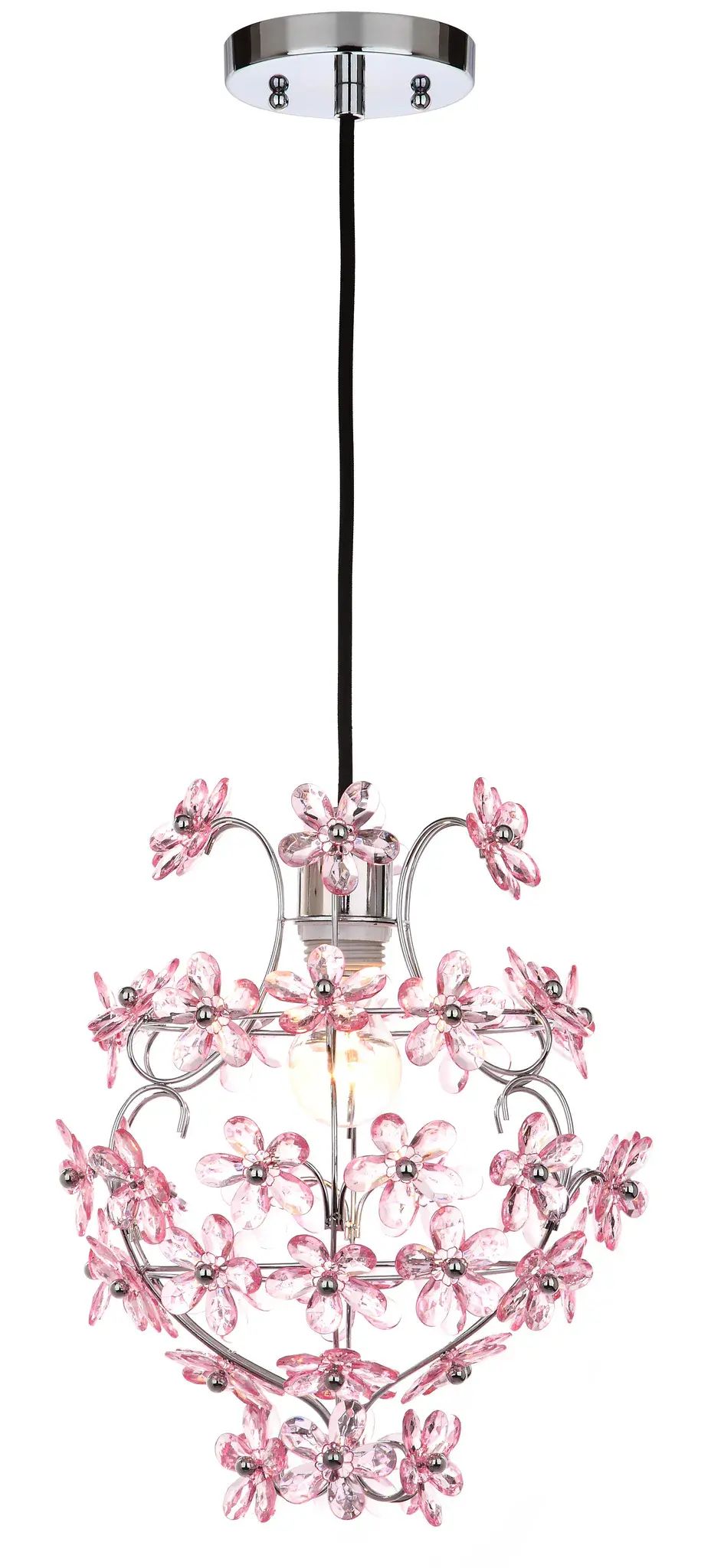 Raz Floral Pendant Lamp