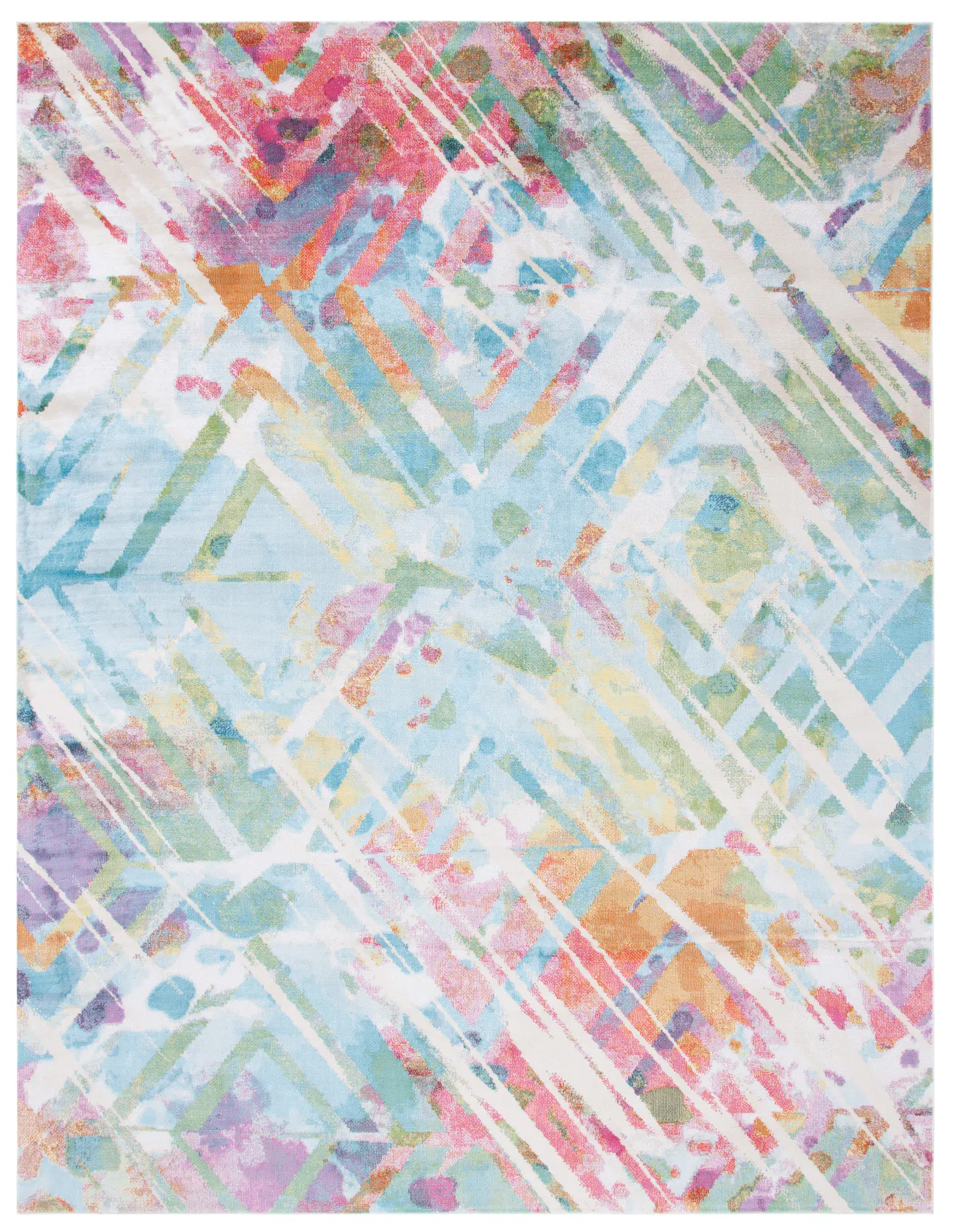 Lillian Abstract Diagonal Rug