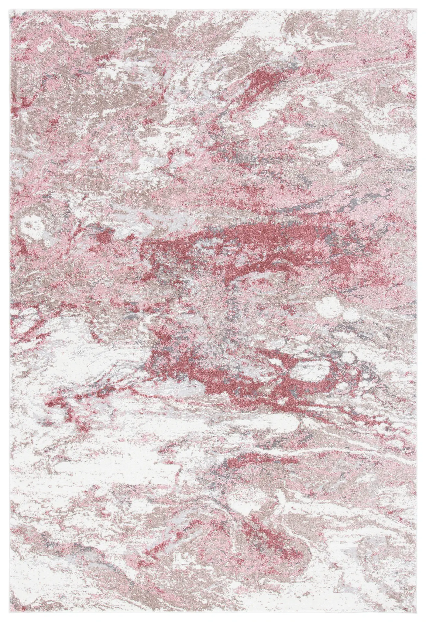 Lilypond Marbled Abstract Rug
