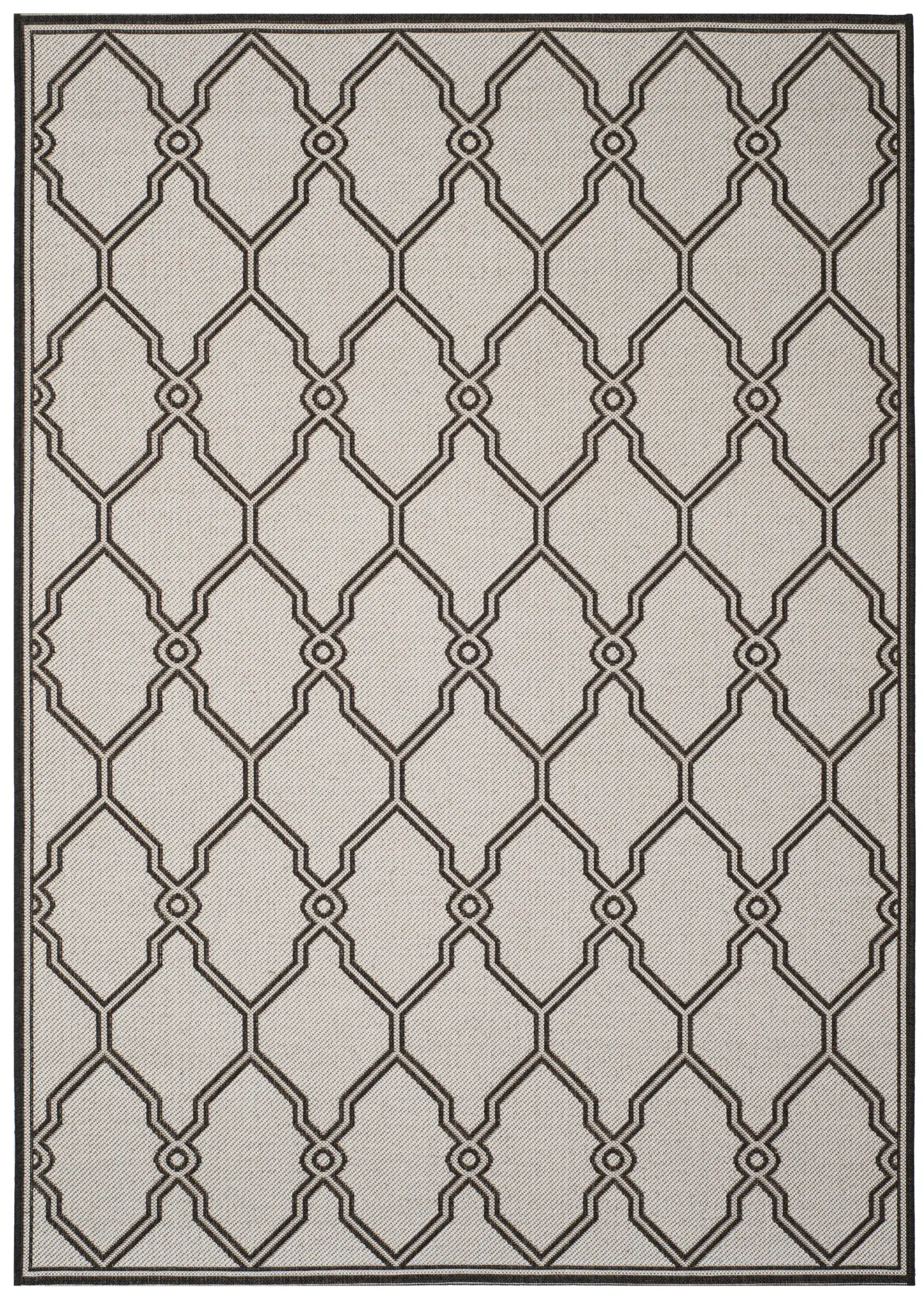 Linden Geometric Trellis Outdoor Rug