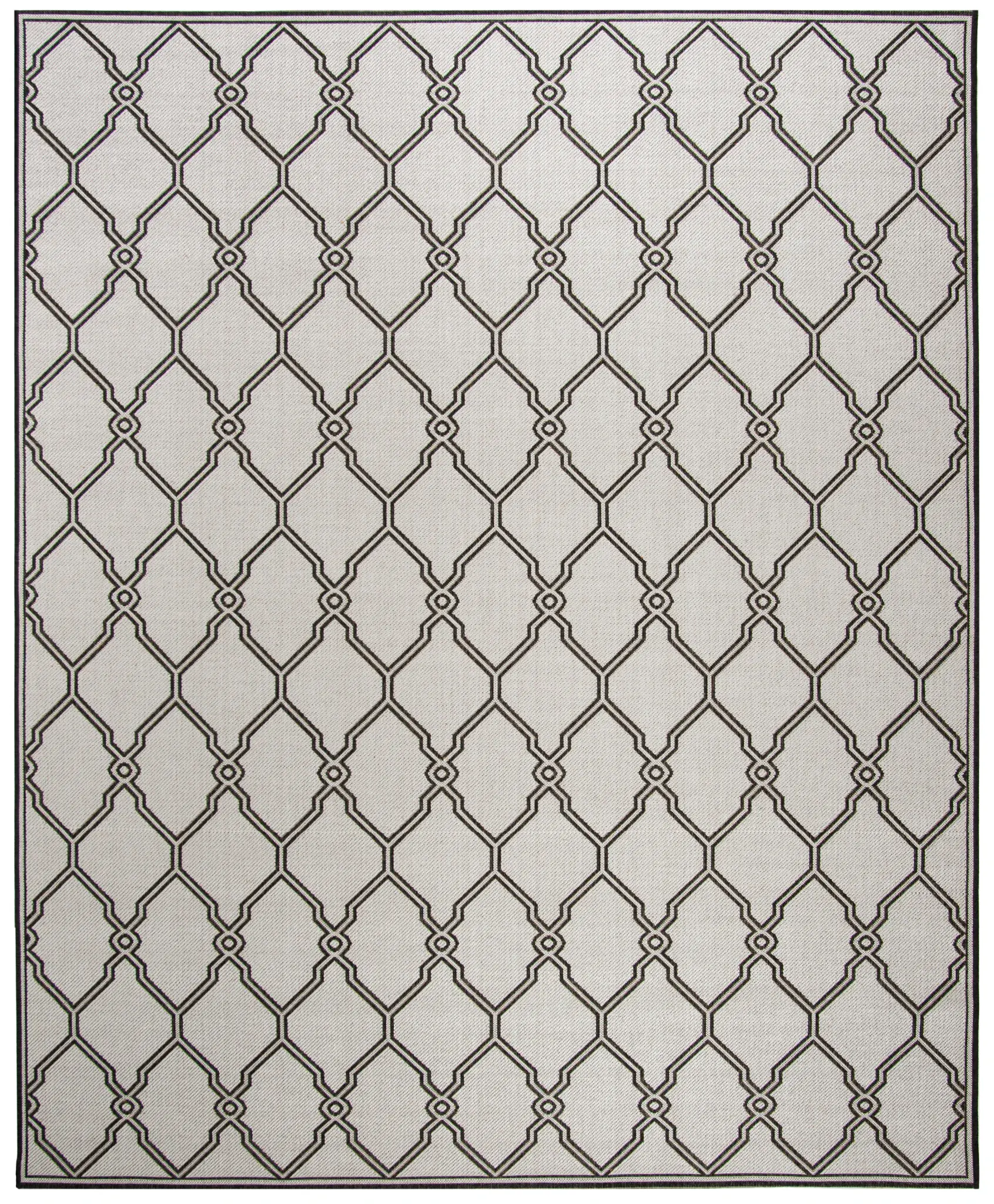 Linden Geometric Trellis Outdoor Rug