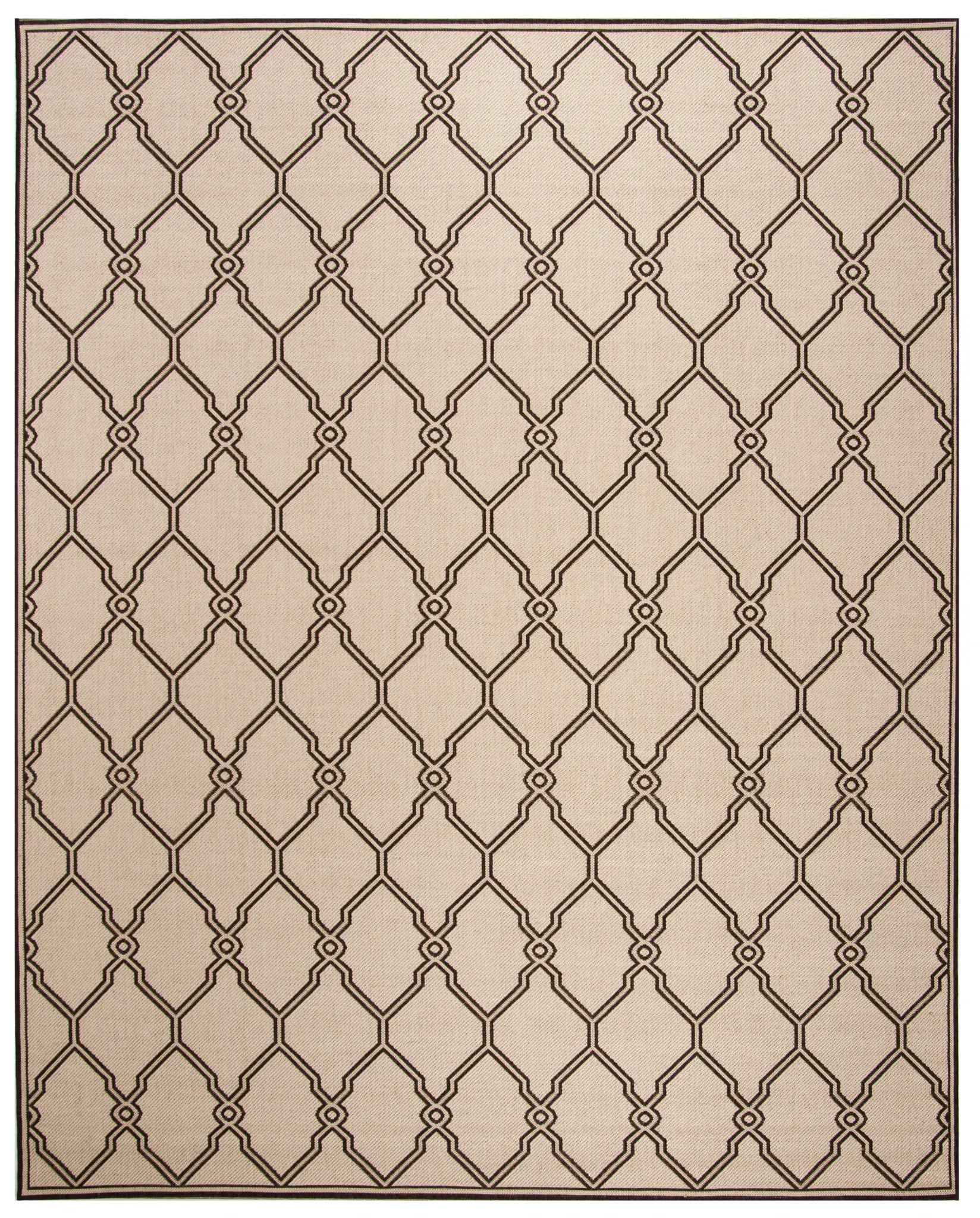 Linden Geometric Trellis Outdoor Rug