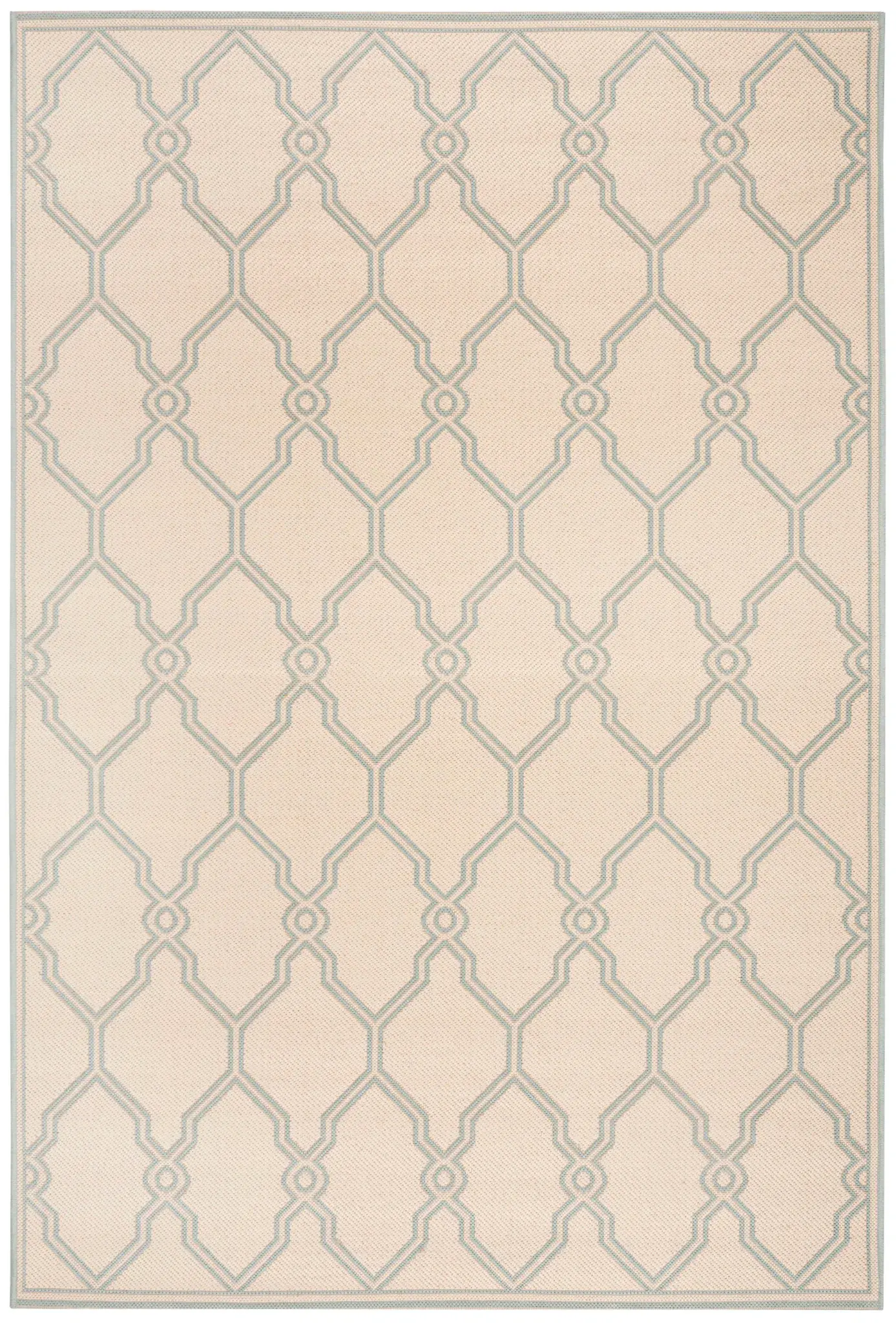 Linden Geometric Trellis Outdoor Rug