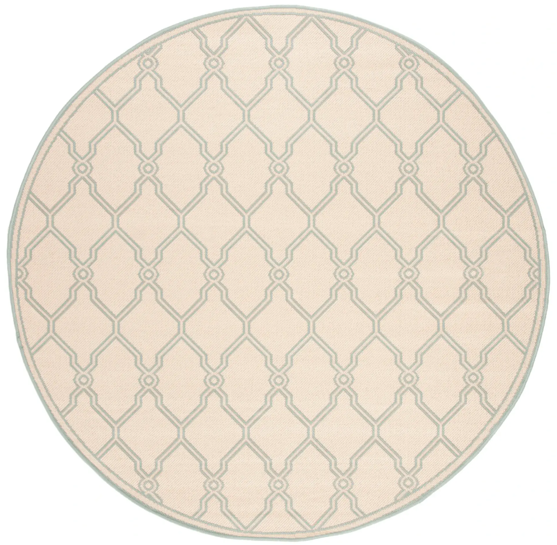 Linden Geometric Trellis Outdoor Rug
