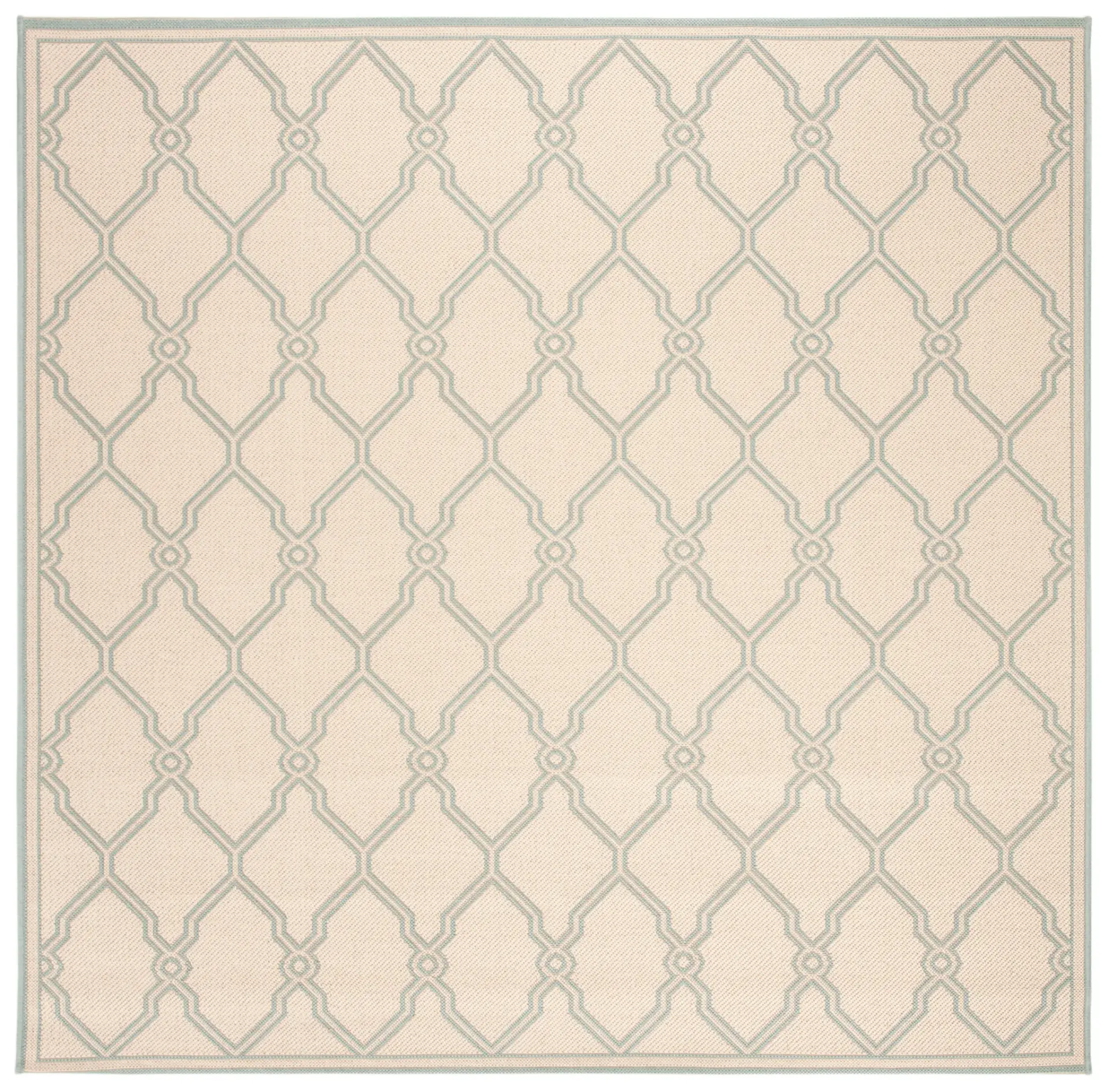 Linden Geometric Trellis Outdoor Rug