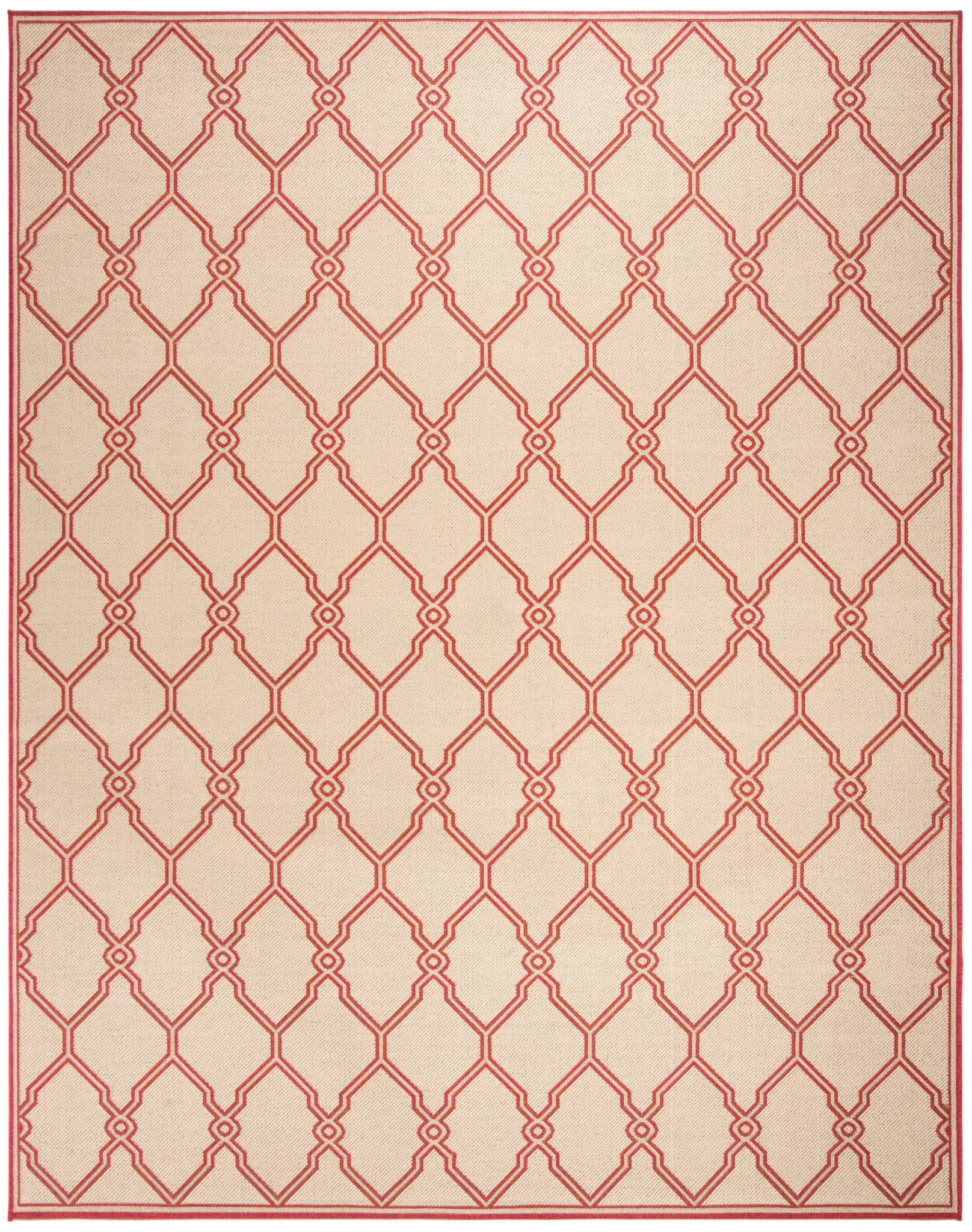 Linden Geometric Trellis Outdoor Rug
