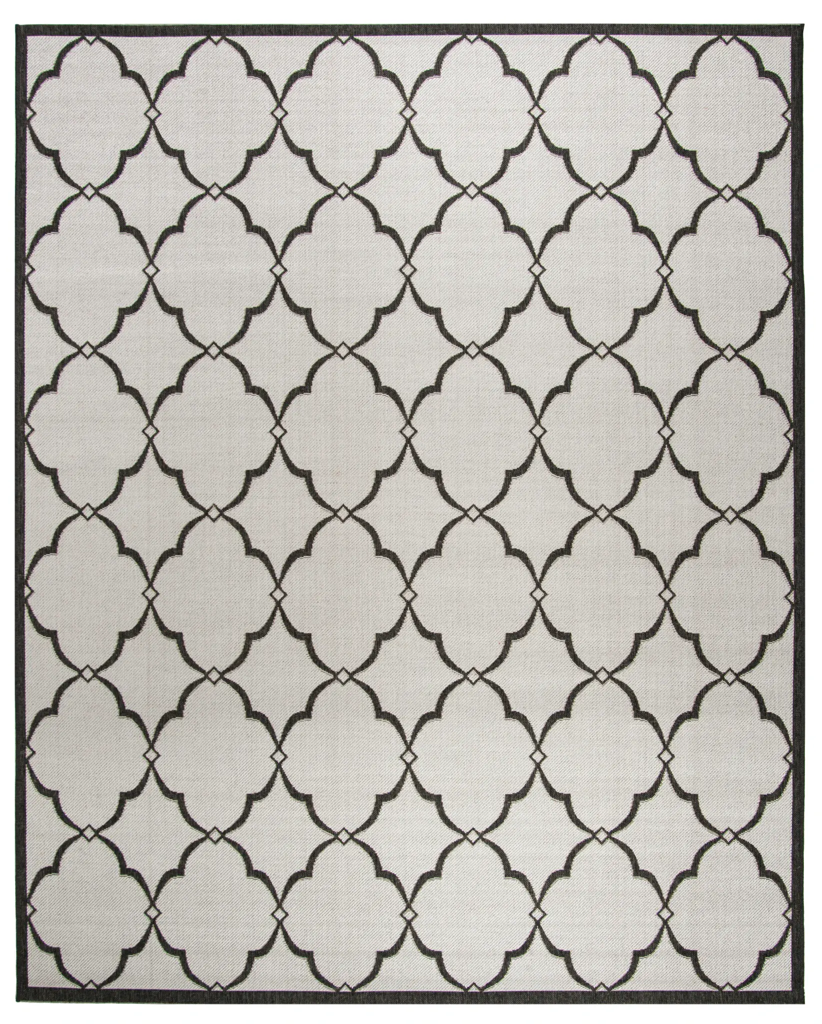 Linden Moroccan Quatrefoil Outdoor Rug