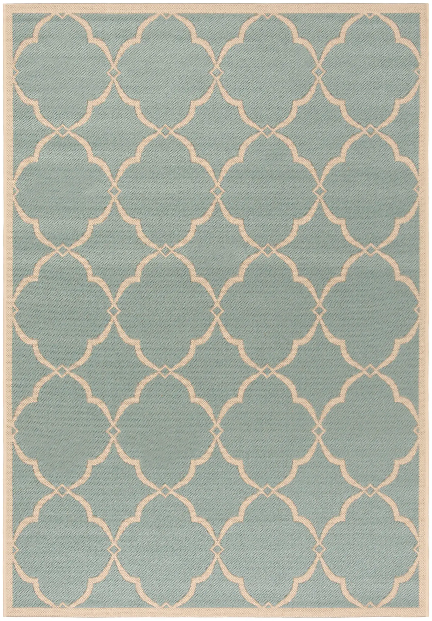Linden Moroccan Quatrefoil Outdoor Rug