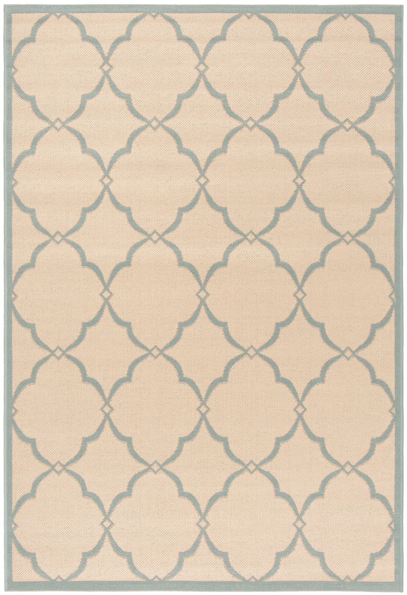 Linden Moroccan Quatrefoil Outdoor Rug