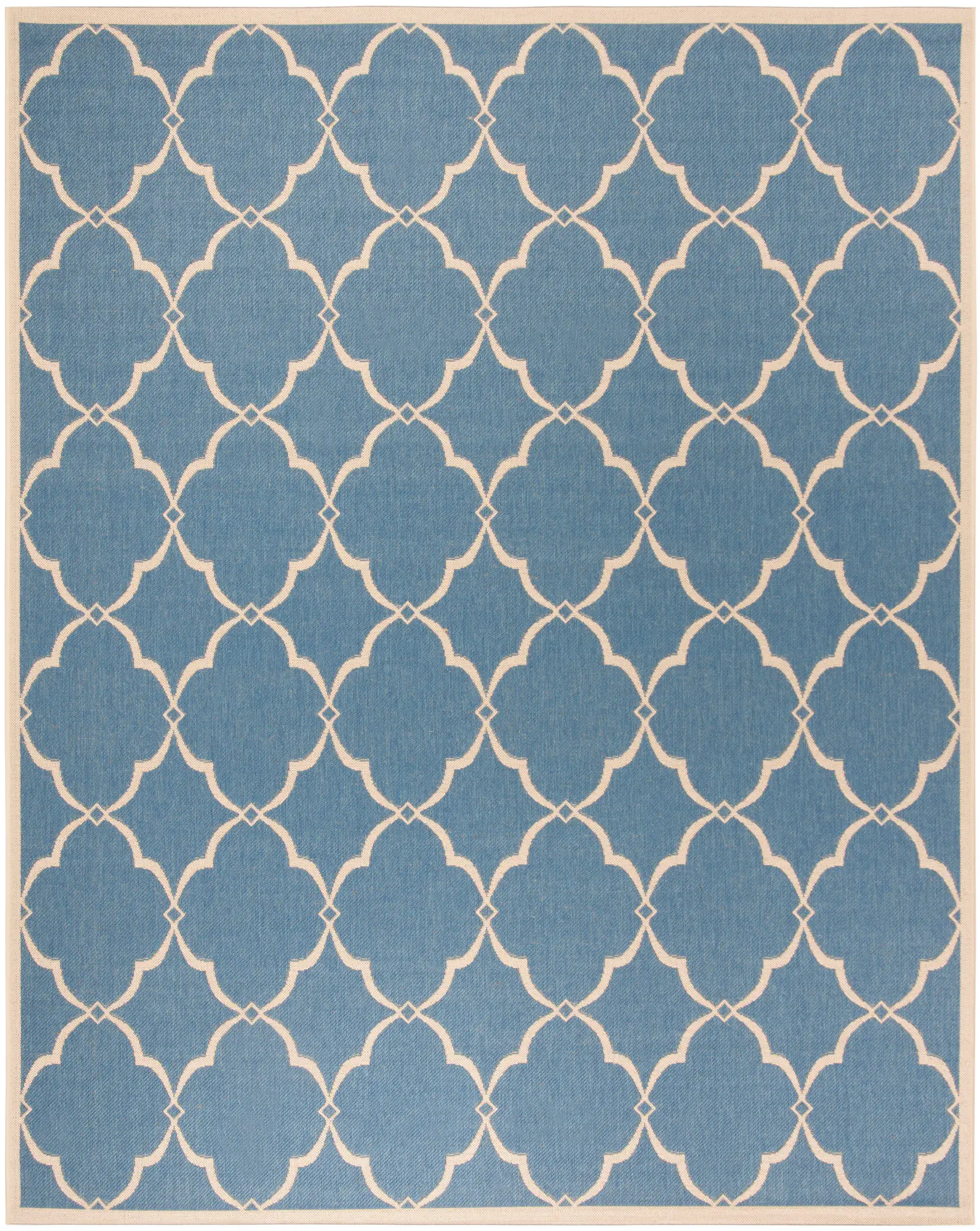 Linden Moroccan Quatrefoil Outdoor Rug