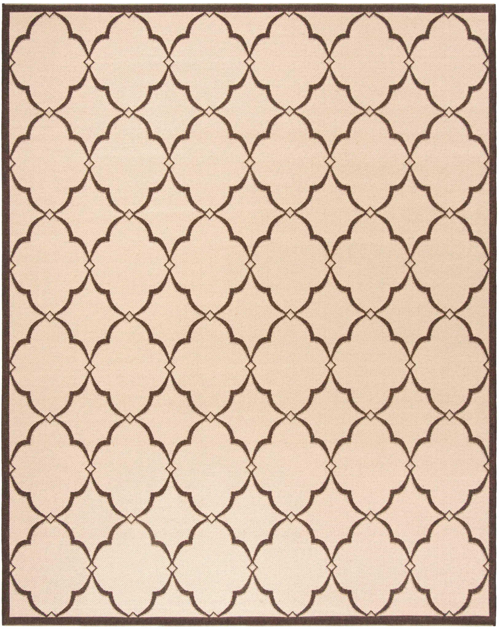 Linden Moroccan Quatrefoil Outdoor Rug