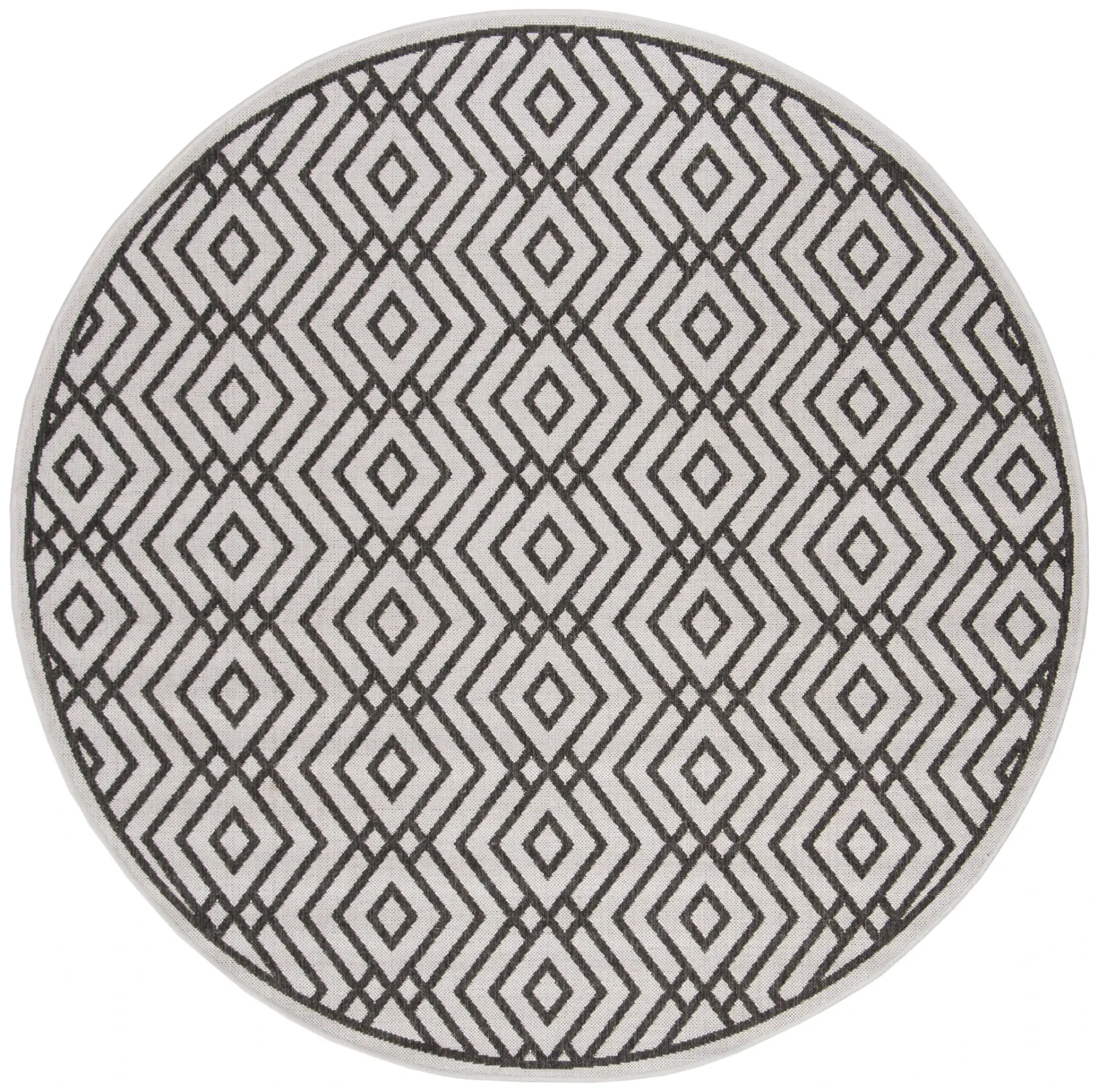 Linden Concentric Diamond Trellis Outdoor Rug