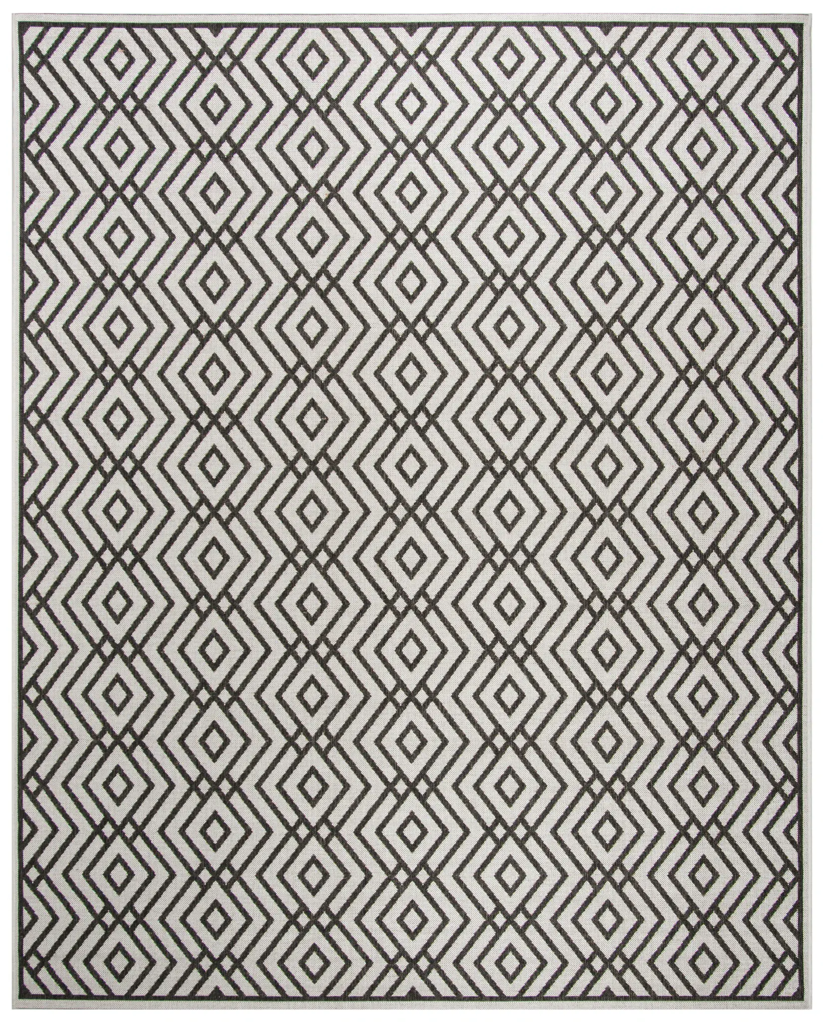 Linden Concentric Diamond Trellis Outdoor Rug