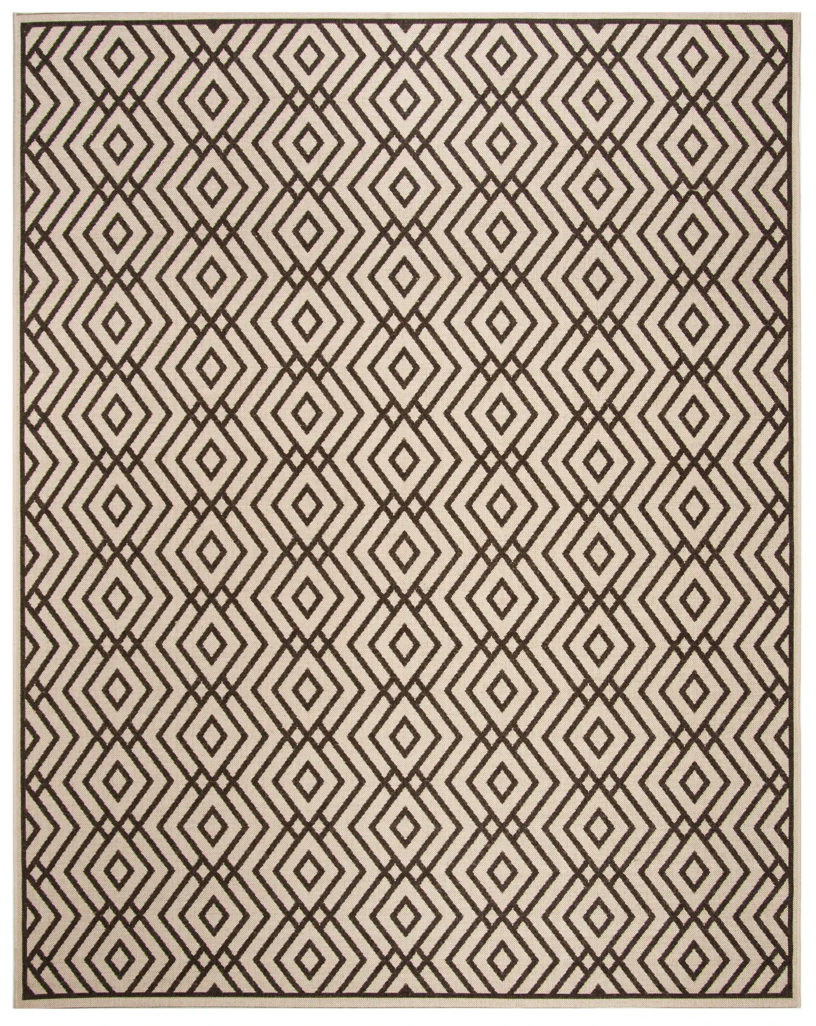 Linden Concentric Diamond Trellis Outdoor Rug
