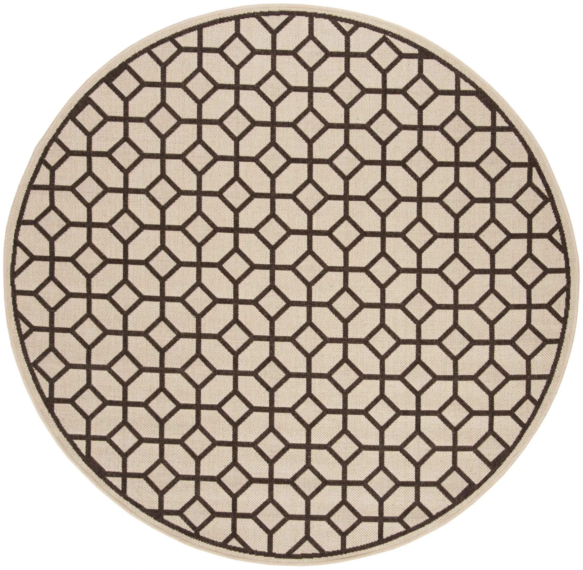 Linden Diamond Lattice Outdoor Rug