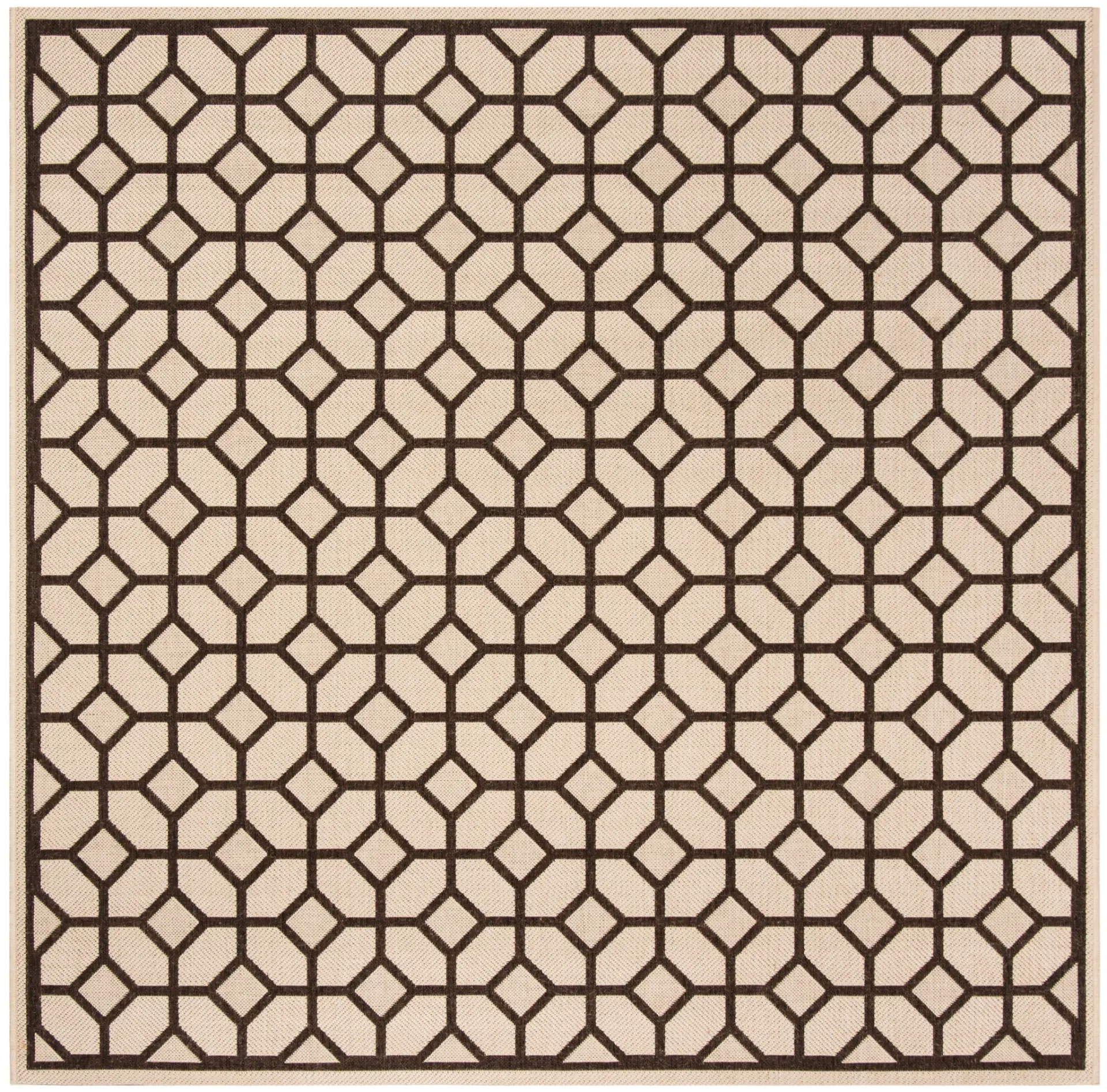 Linden Diamond Lattice Outdoor Rug