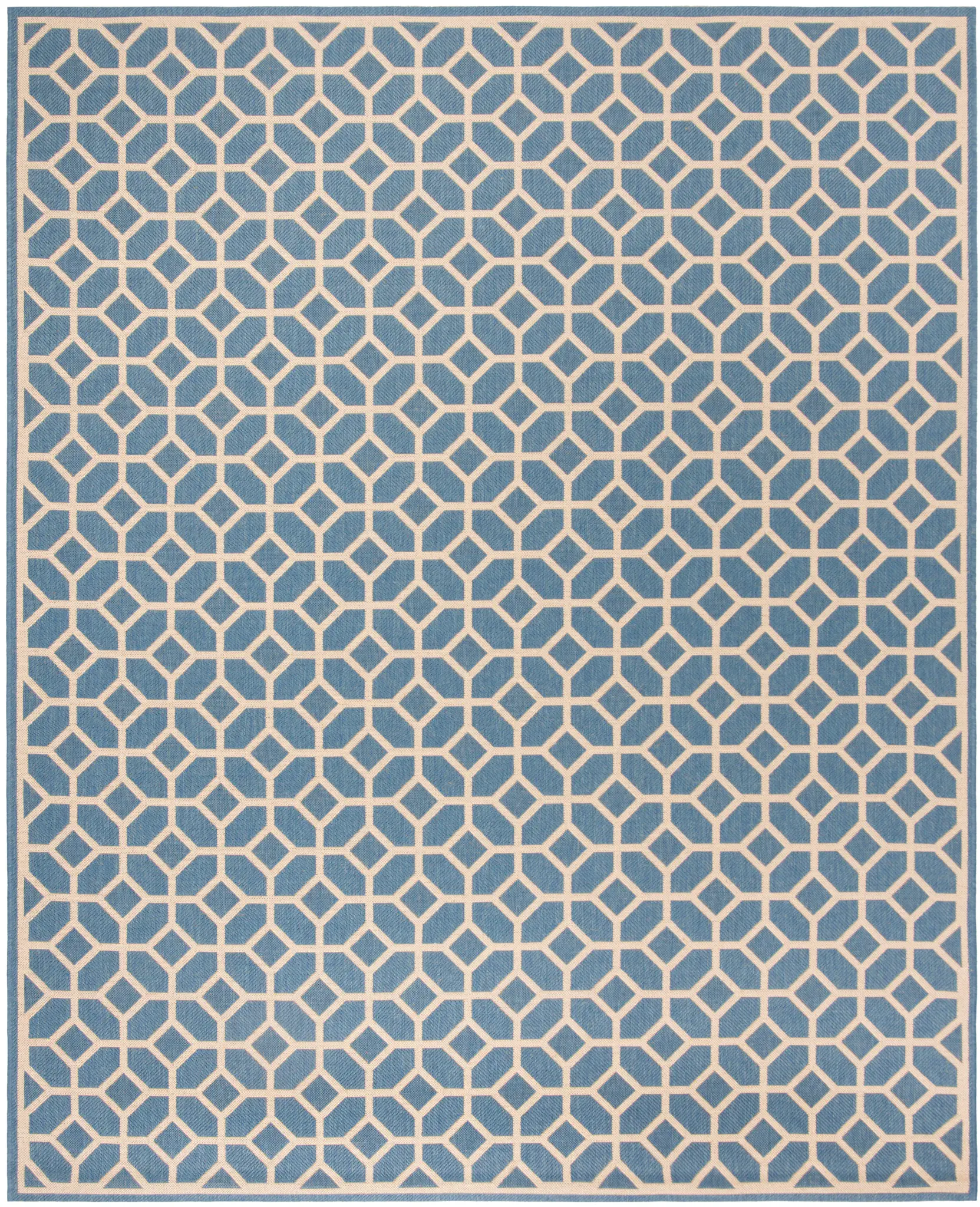 Linden Diamond Lattice Outdoor Rug