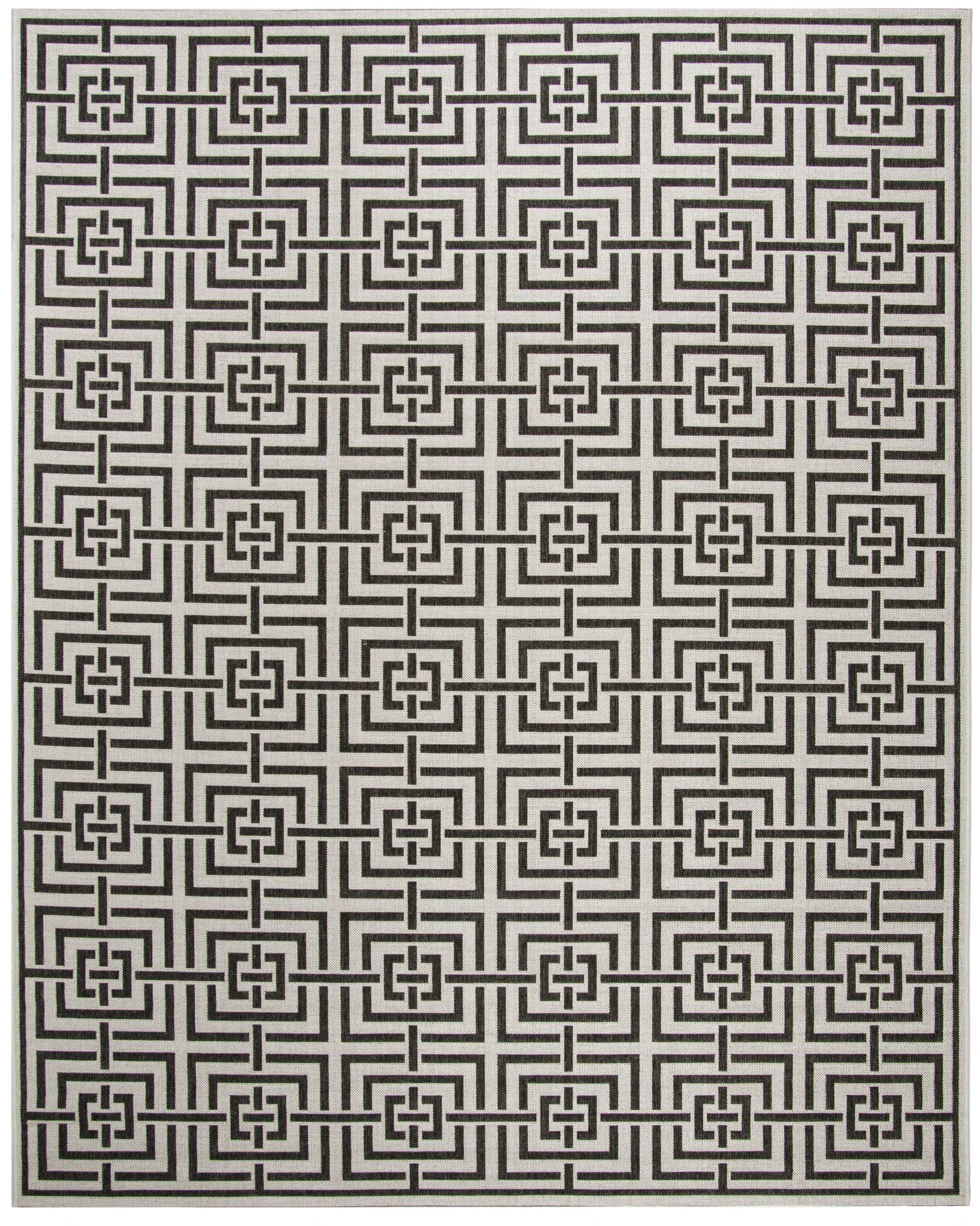 Linden Interlocking Square Outdoor Rug